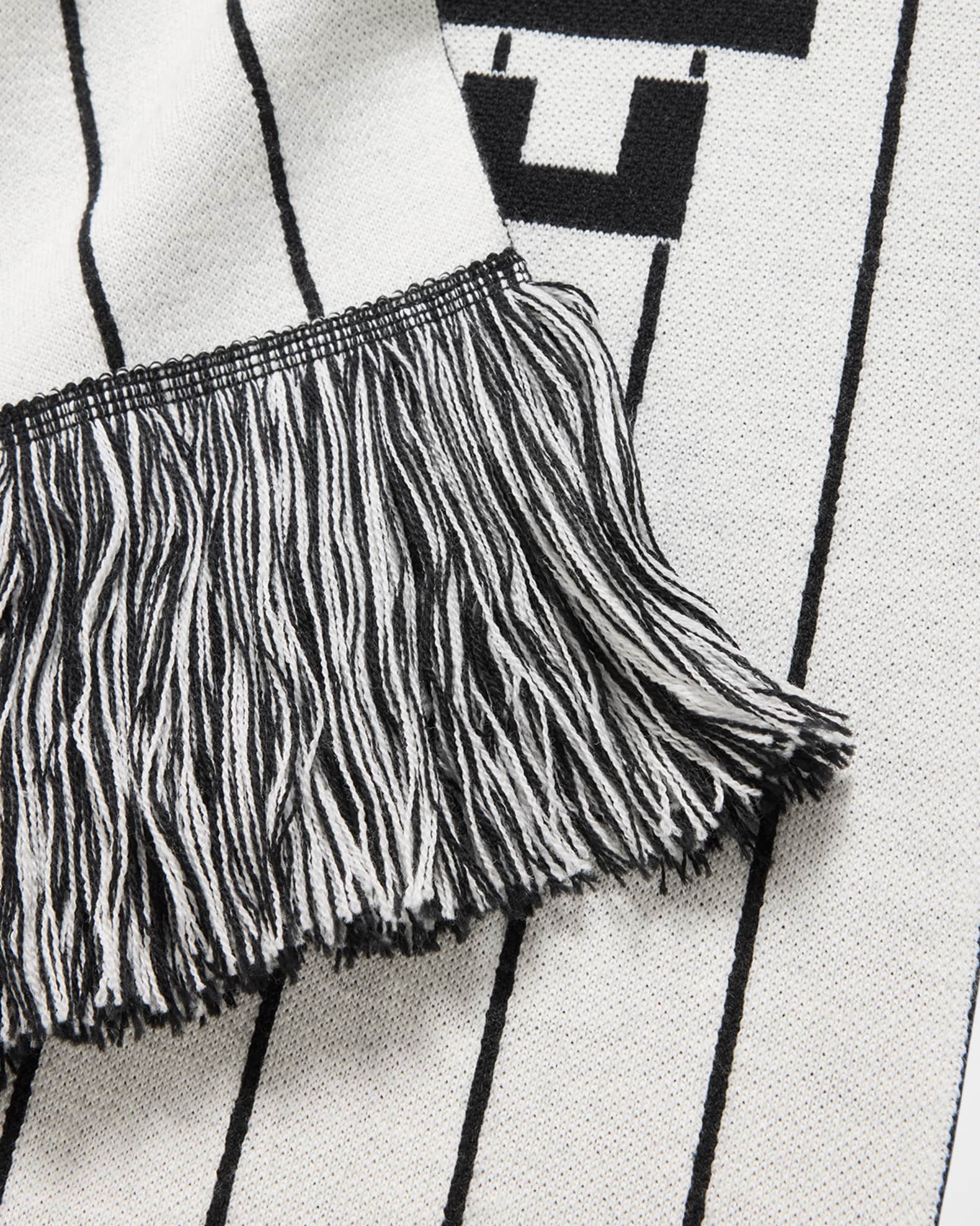 Jacquemus The Liga Striped Knit Scarf | Neiman Marcus
