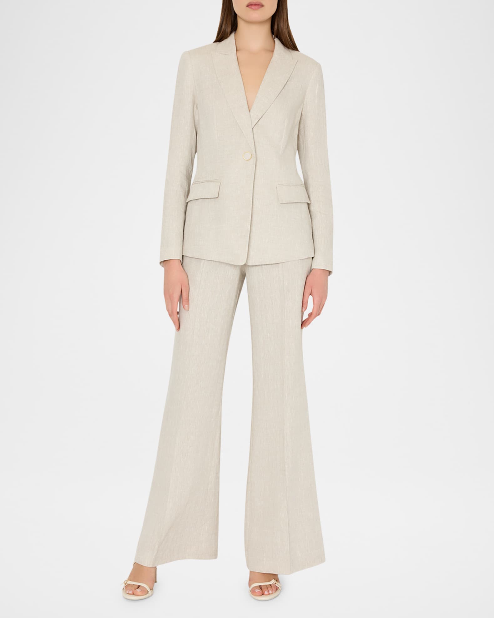 Noa Wide-Leg Linen Pants 1
