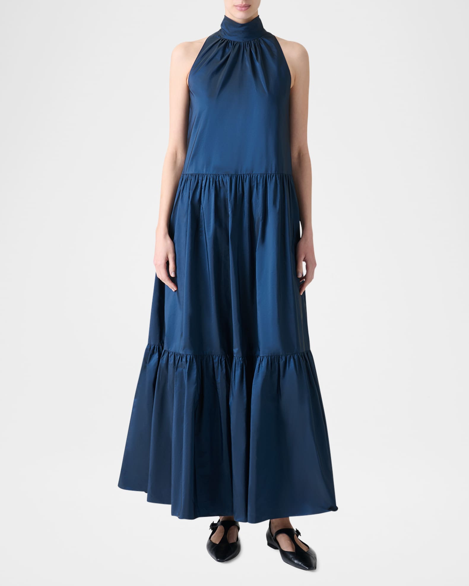 Boho Flounce Halter Dress 1