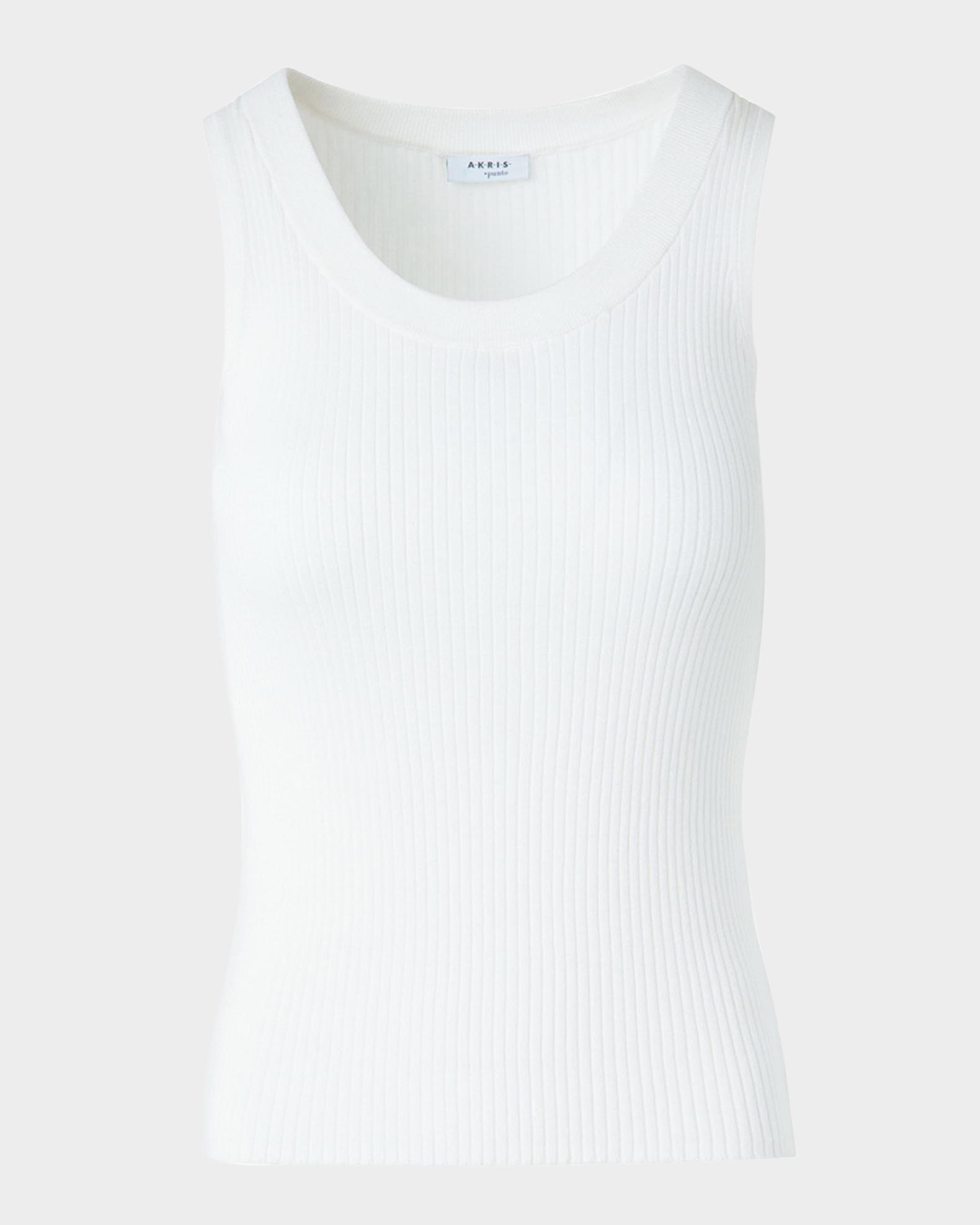 Akris punto Twisted Rib Knit Tank Top | Neiman Marcus