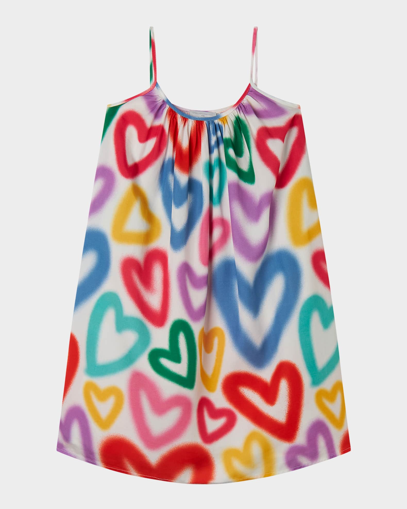 品数豊富！ Kids McCartney Stella Girl's Dress Hearts Spray Strappy ワンピース