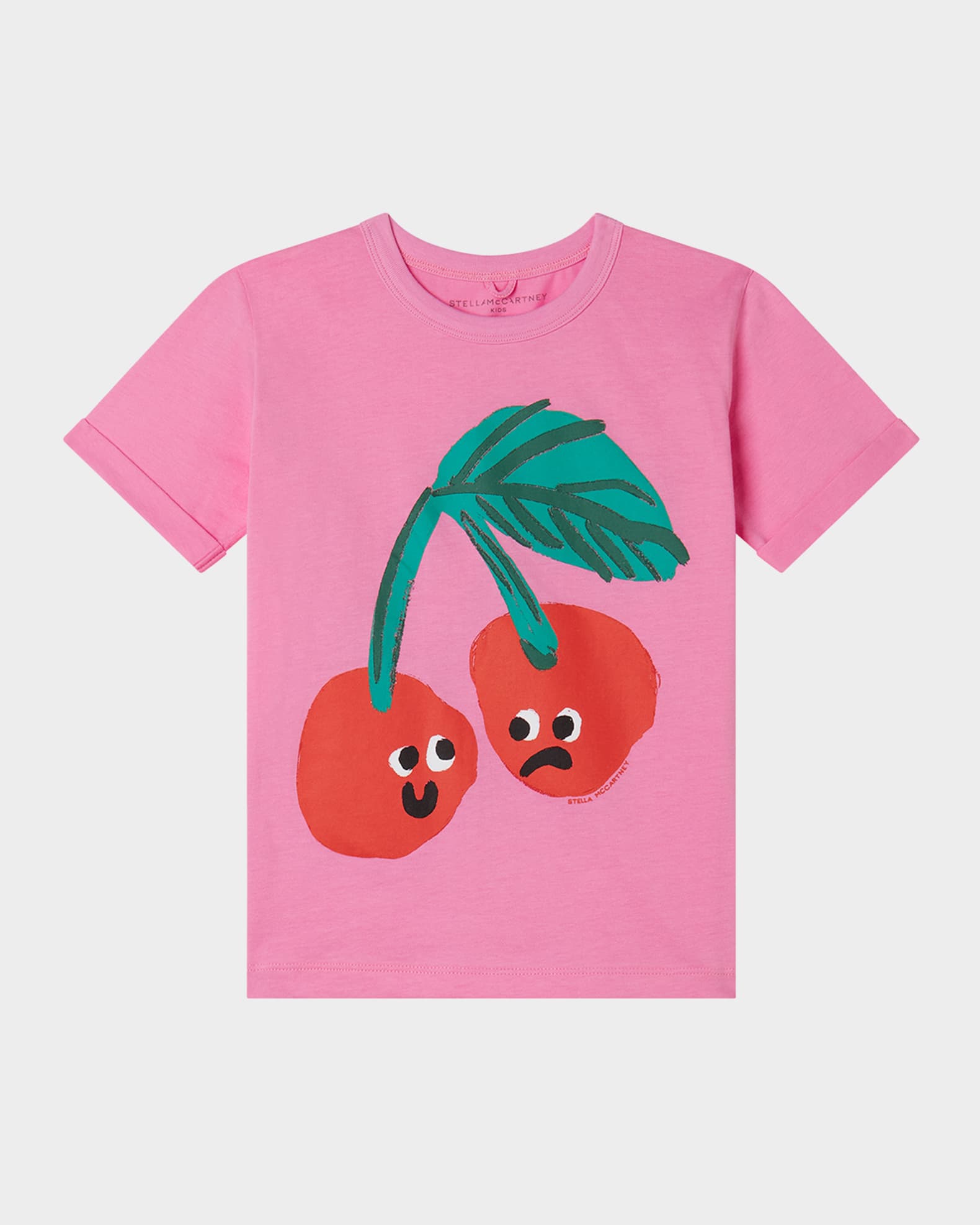 Girl's Happy Cherries Cotton T-Shirt, Size 4-10 0
