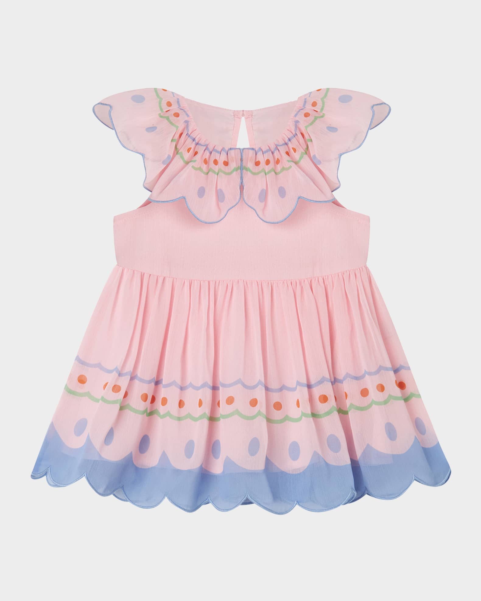 Girl's Ruffle Butterfly Georgette Dress, Size 12M-36M 0