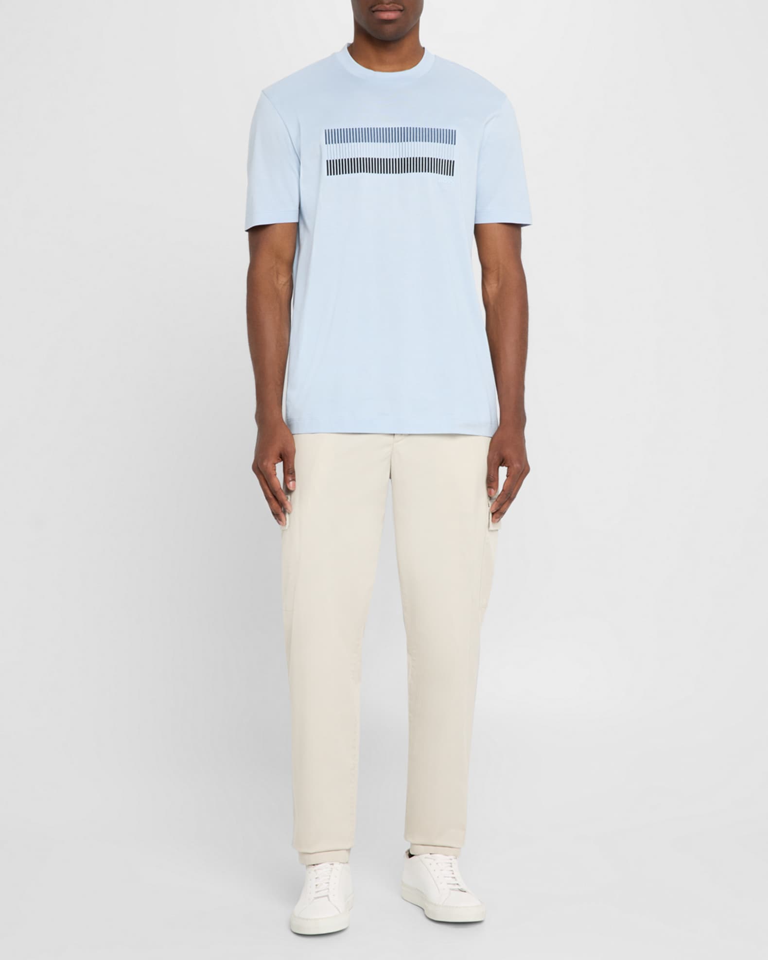 Men's Thompson Raised Stripe Graphic T-Shirt 1