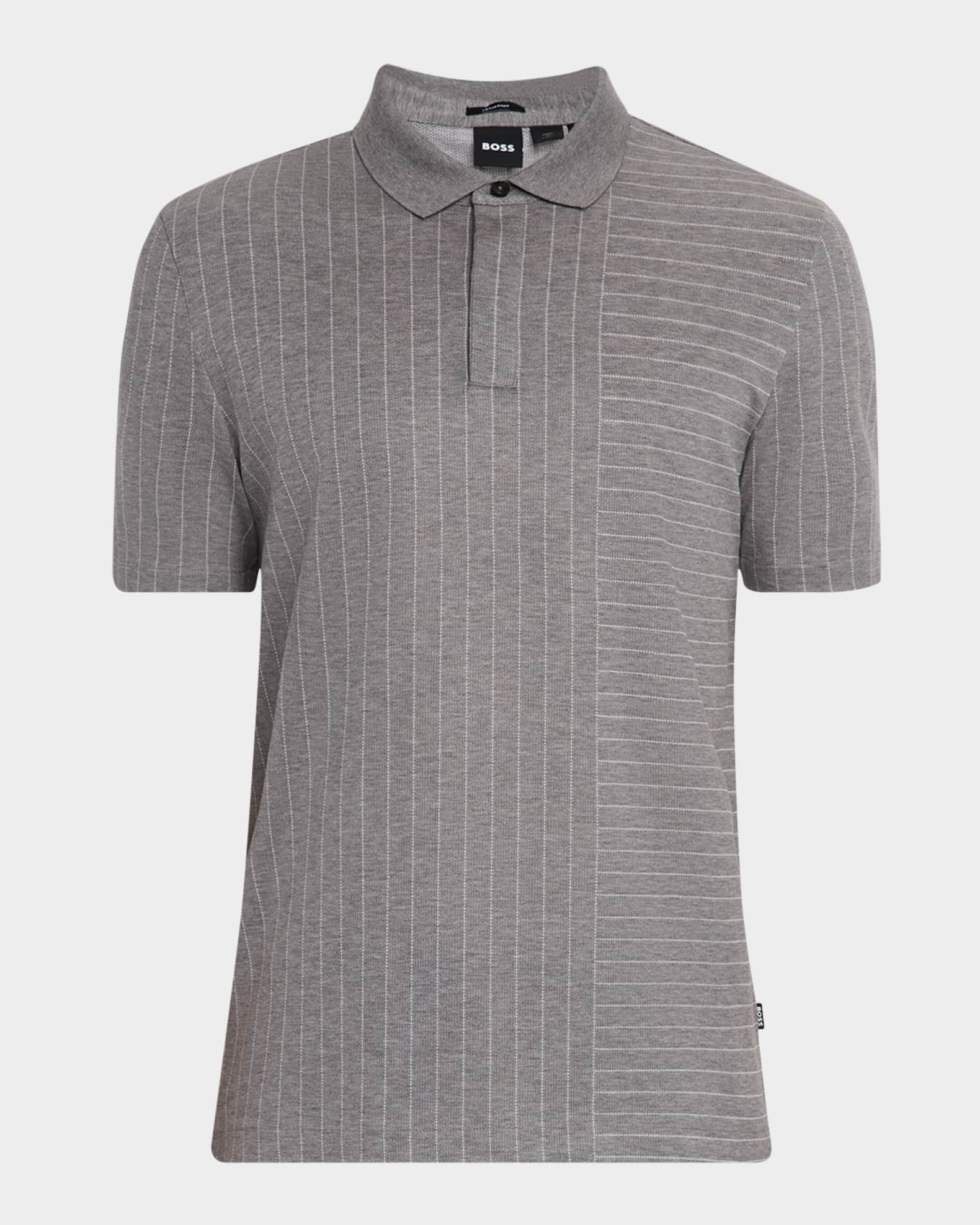 Men's Pack Dual Pinstripe Polo Shirt