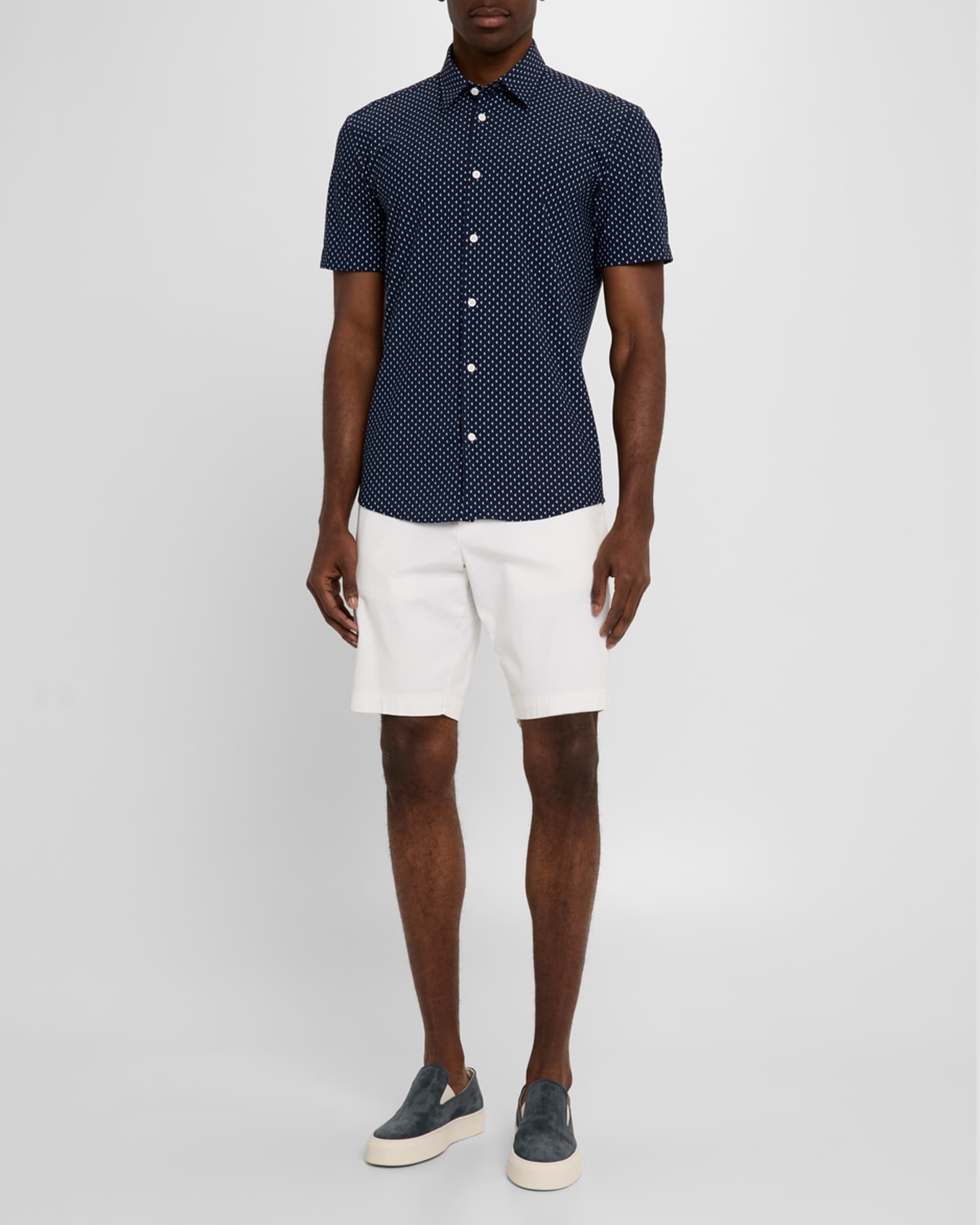 Men's Roan Performance Stretch Short-Sleeve Shirt 1