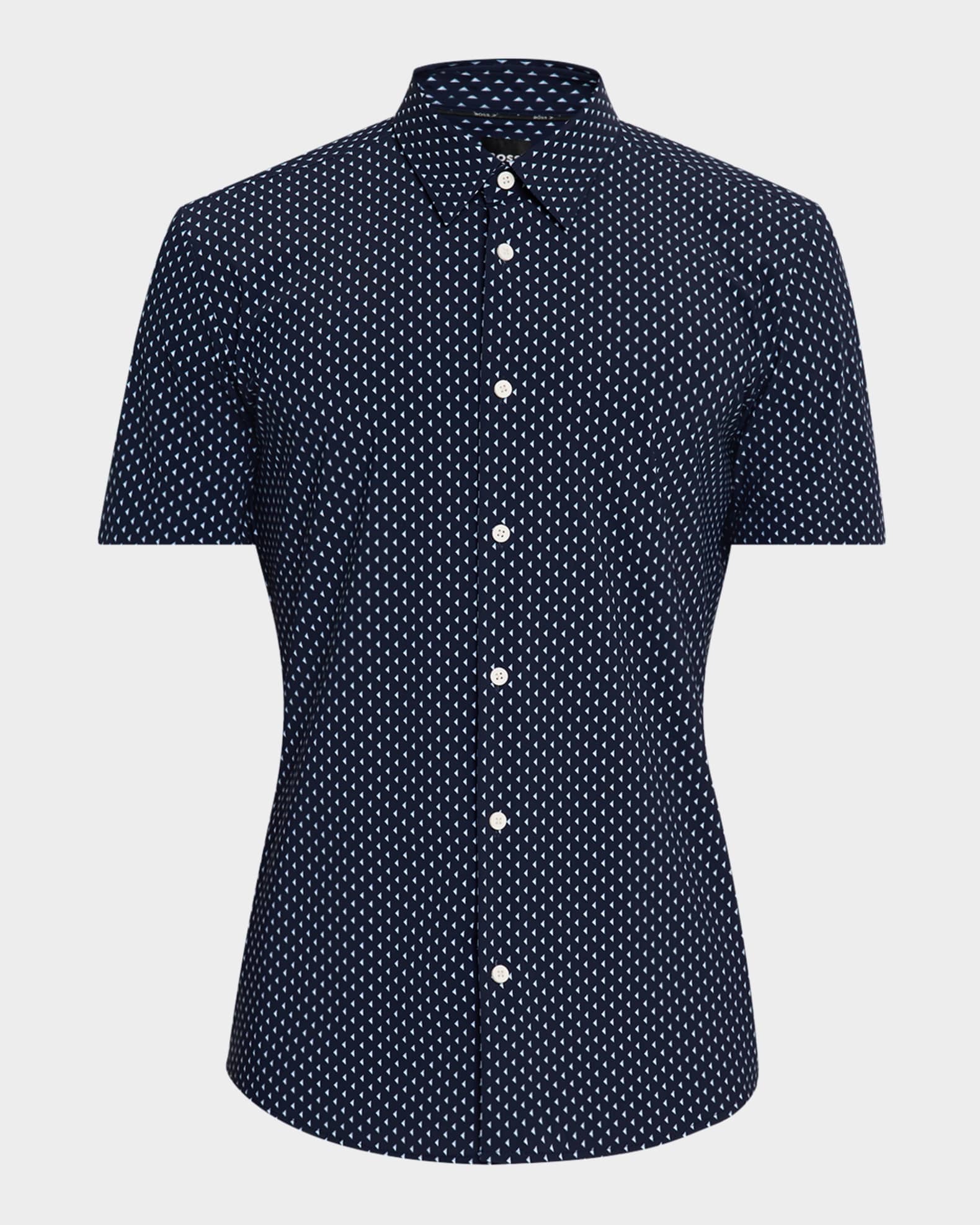 Men's Roan Performance Stretch Short-Sleeve Shirt 0