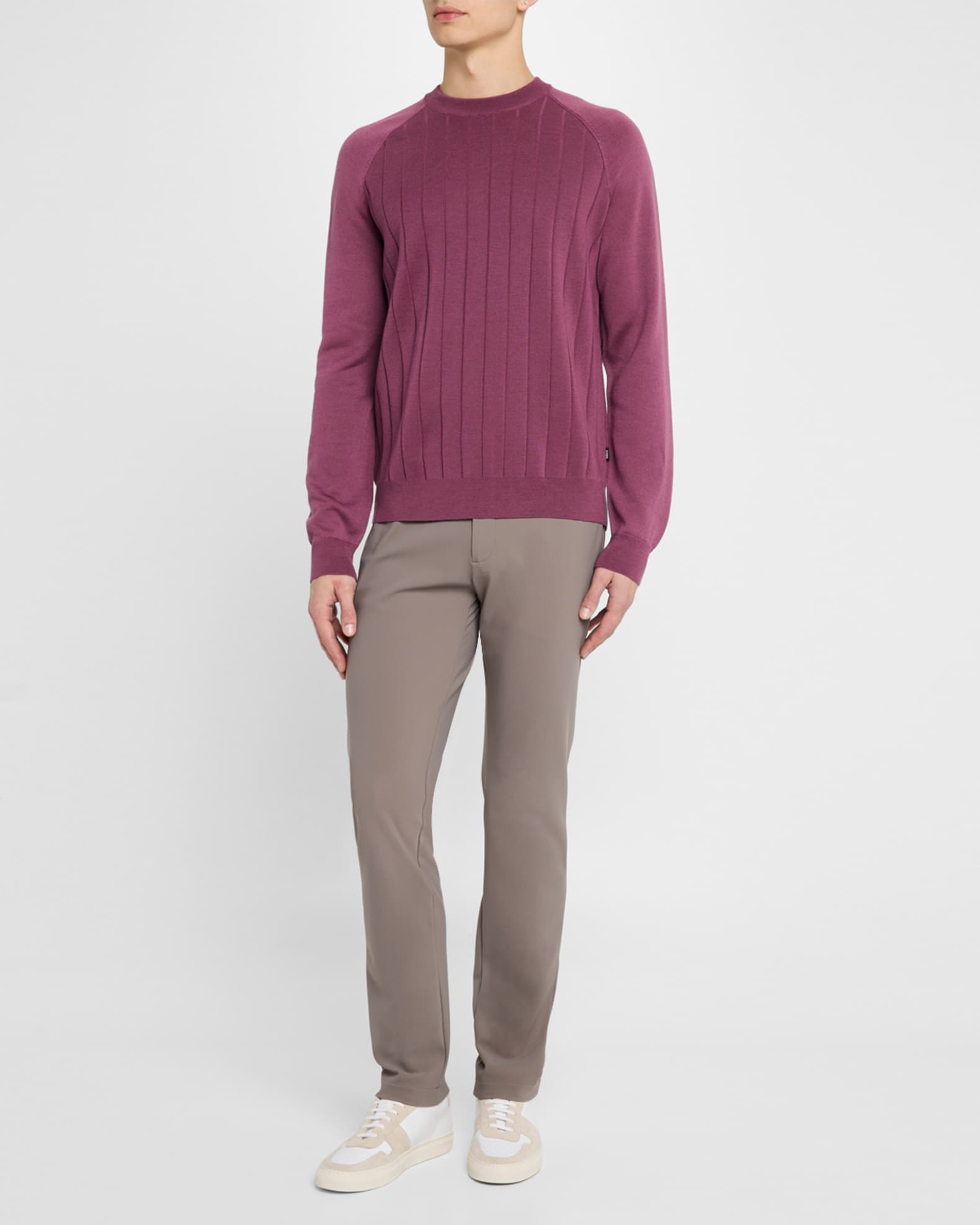 Men's Belugo Wide Rib Crewneck Sweater 1