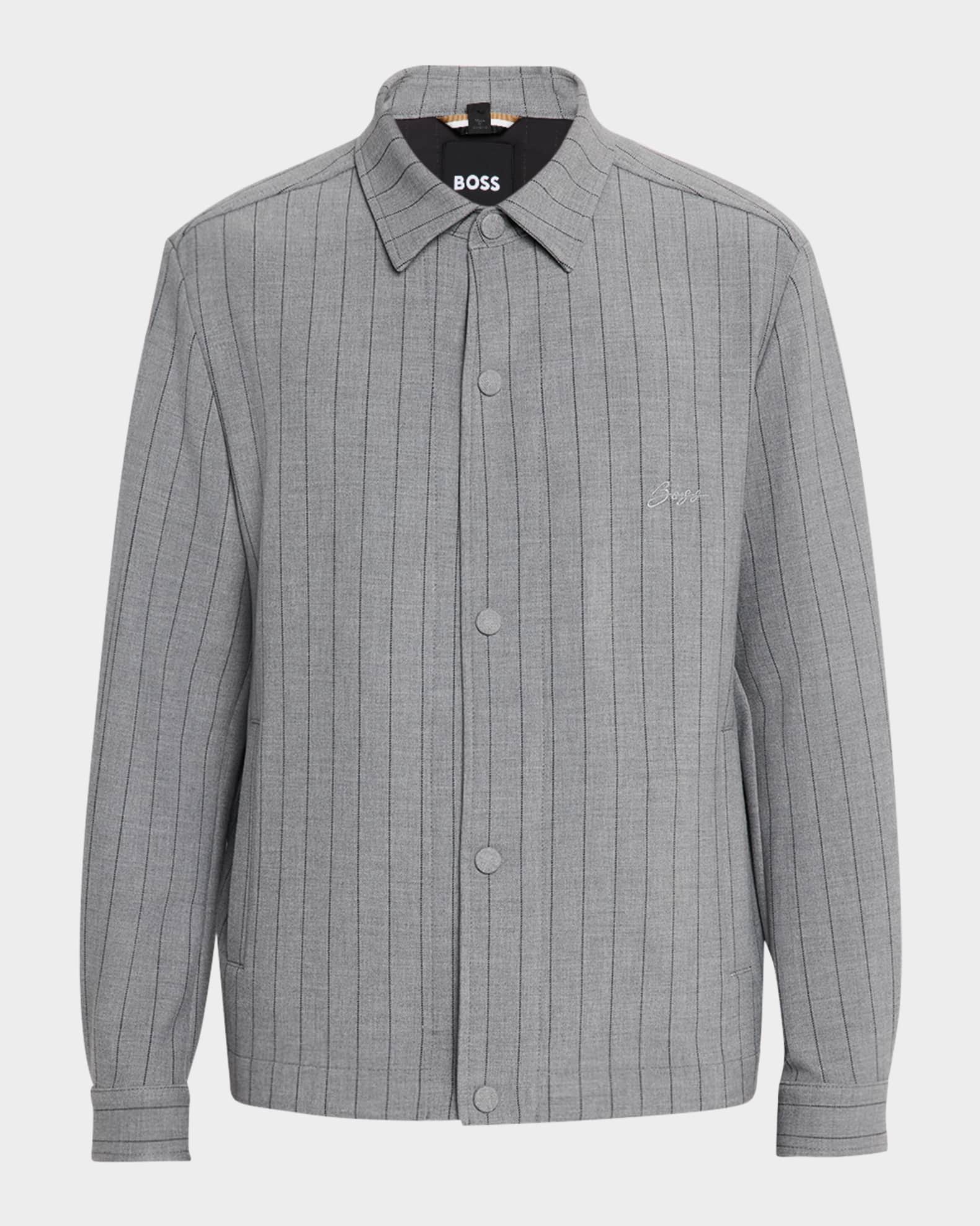 Men's Carper Stripe Bomber Jacket 0
