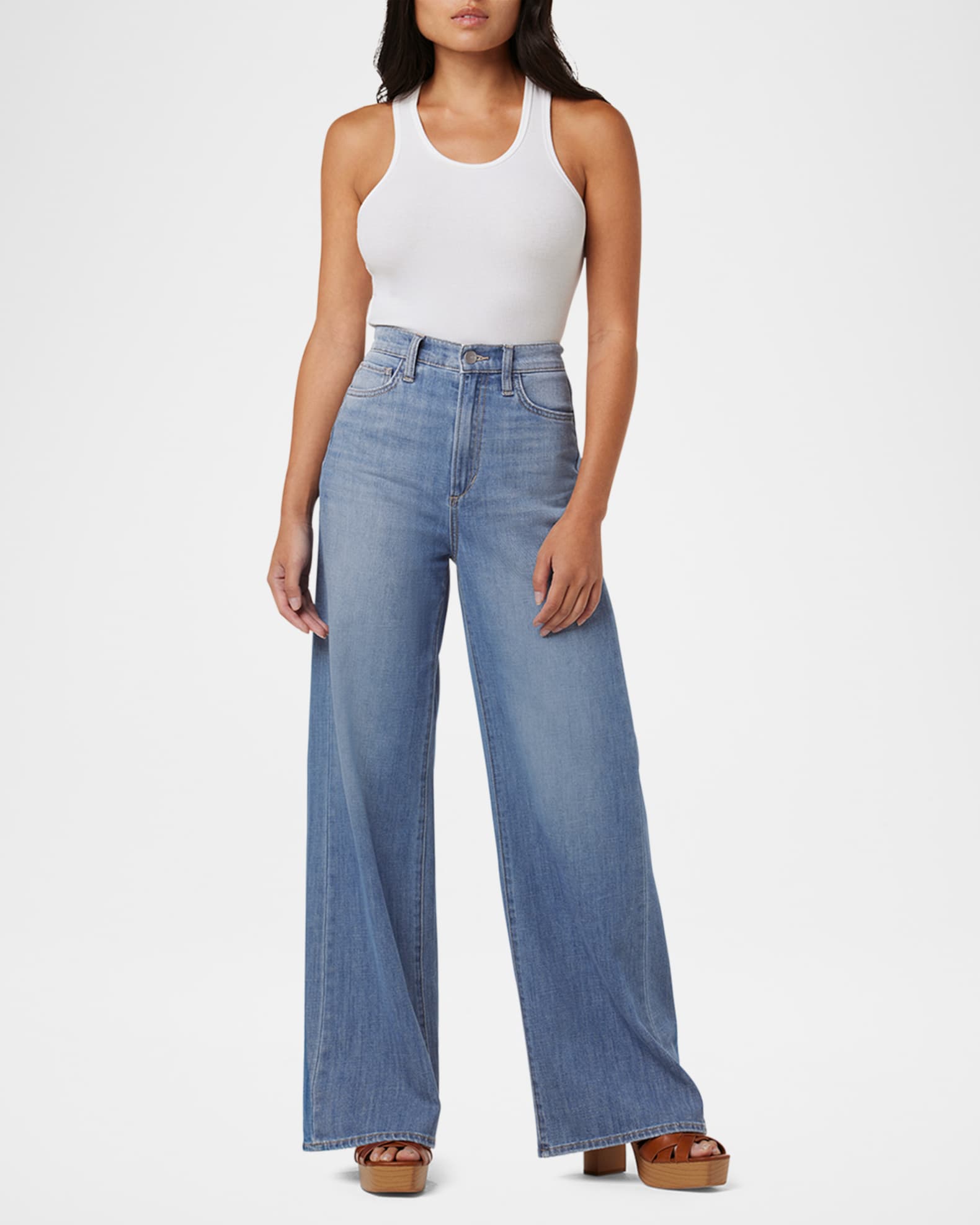 The Mia Petite Wide-Leg Jeans 1