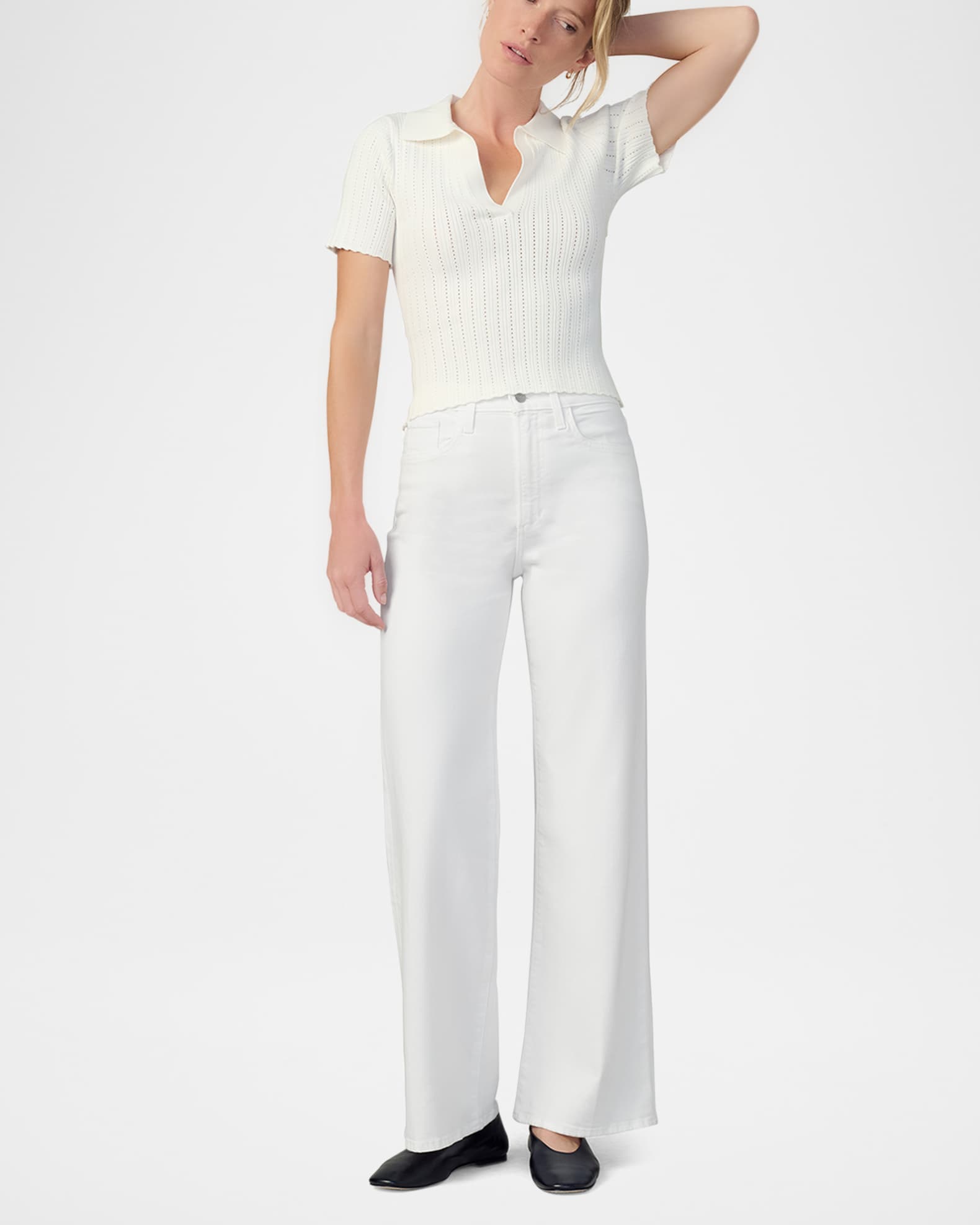 The Mia Petite Wide-Leg Jeans 1