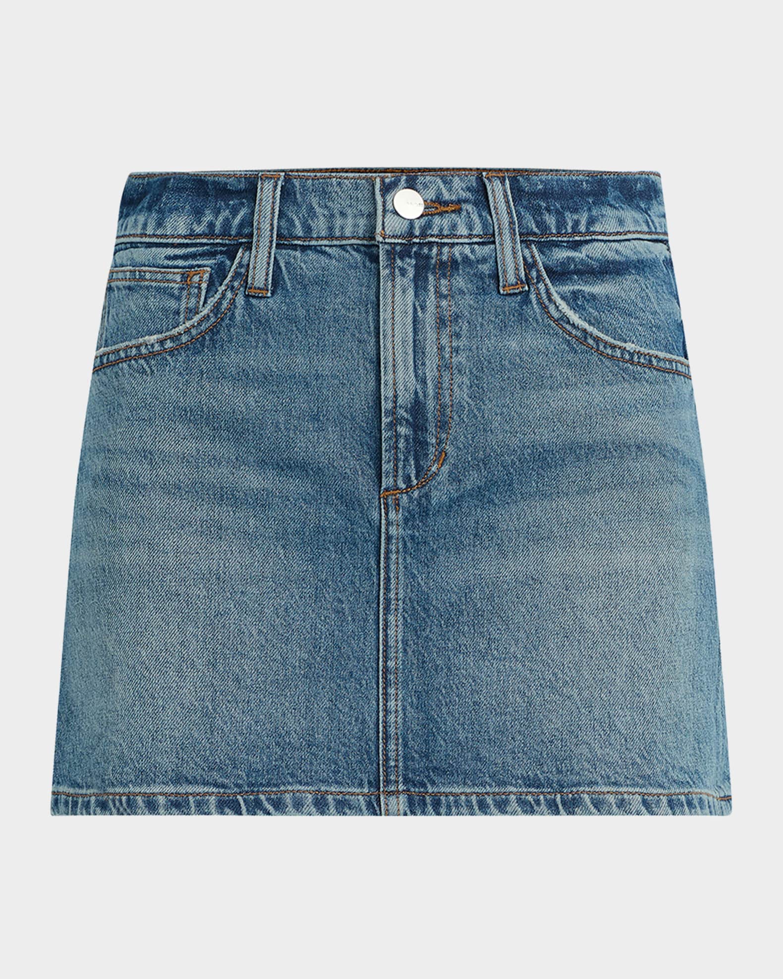The Tessa Denim Mini Skirt 0