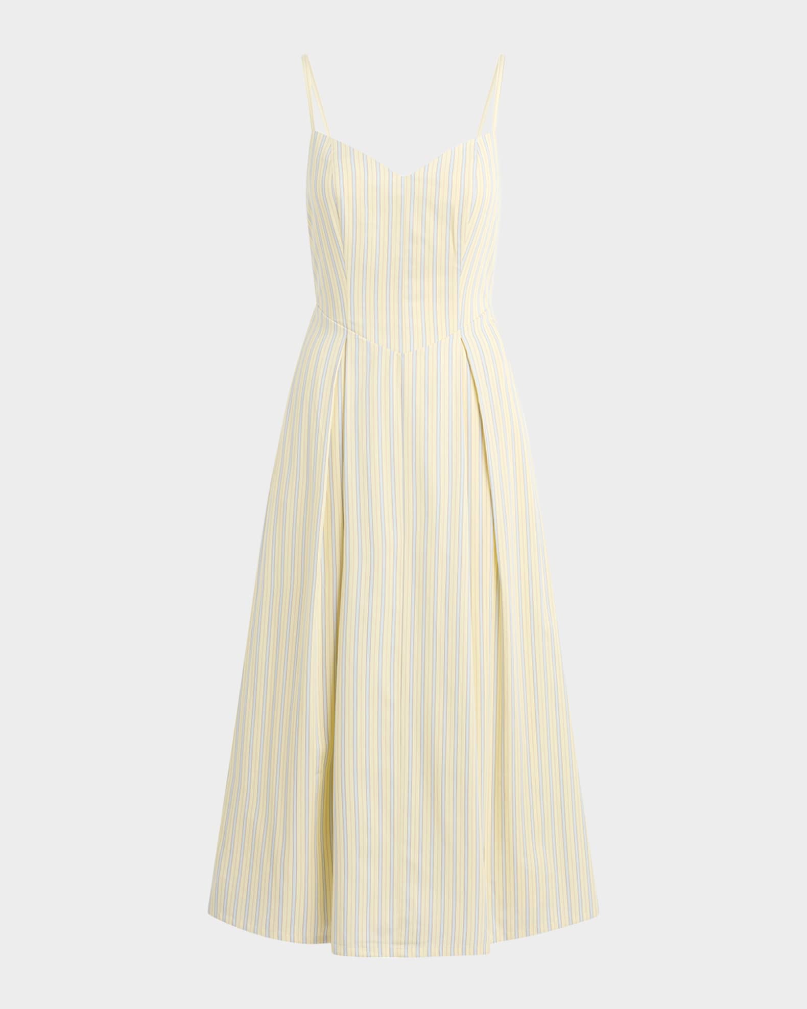The Rhone Stripe Midi Dress 0