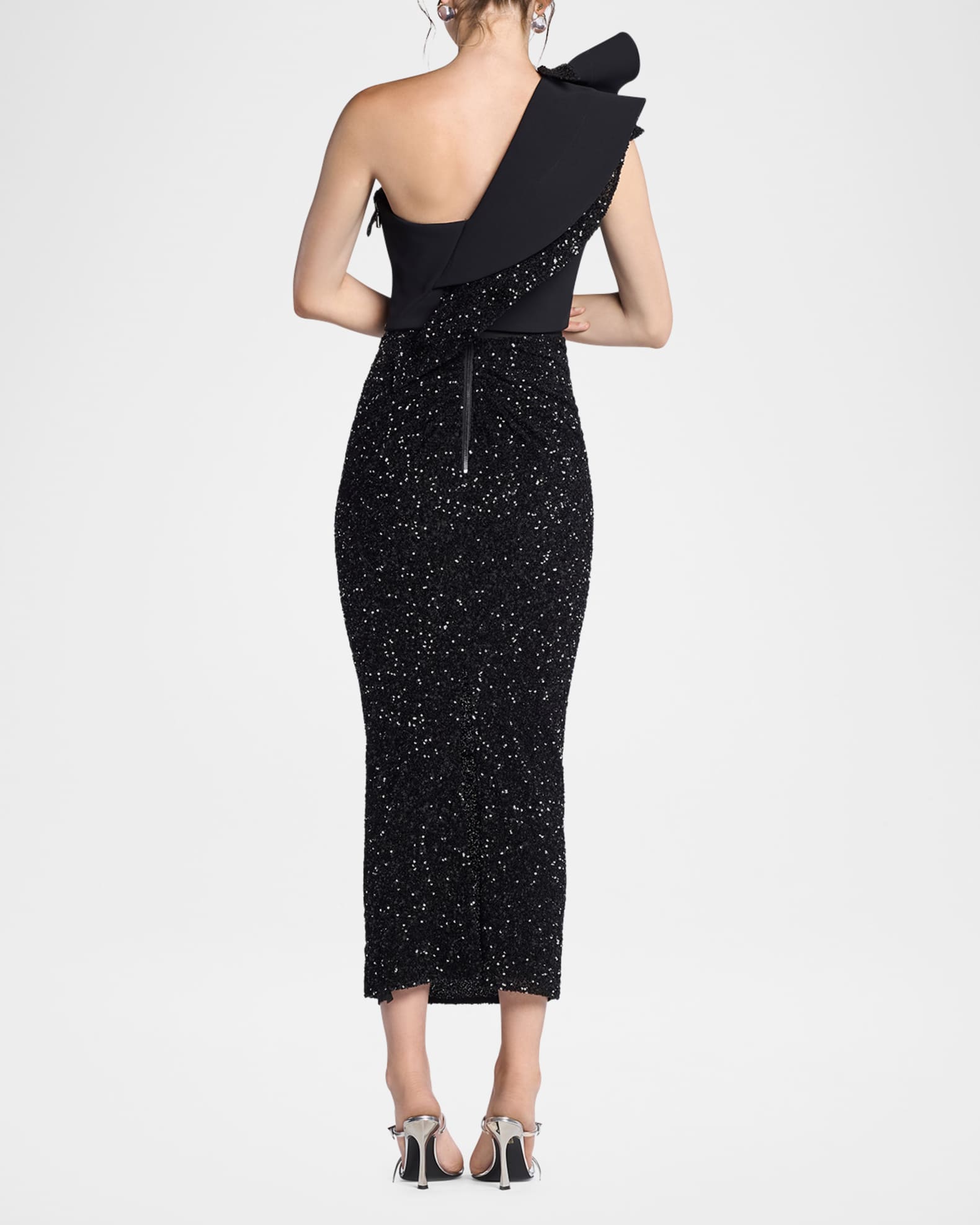 Exotic Sequined Midi Skirt 1
