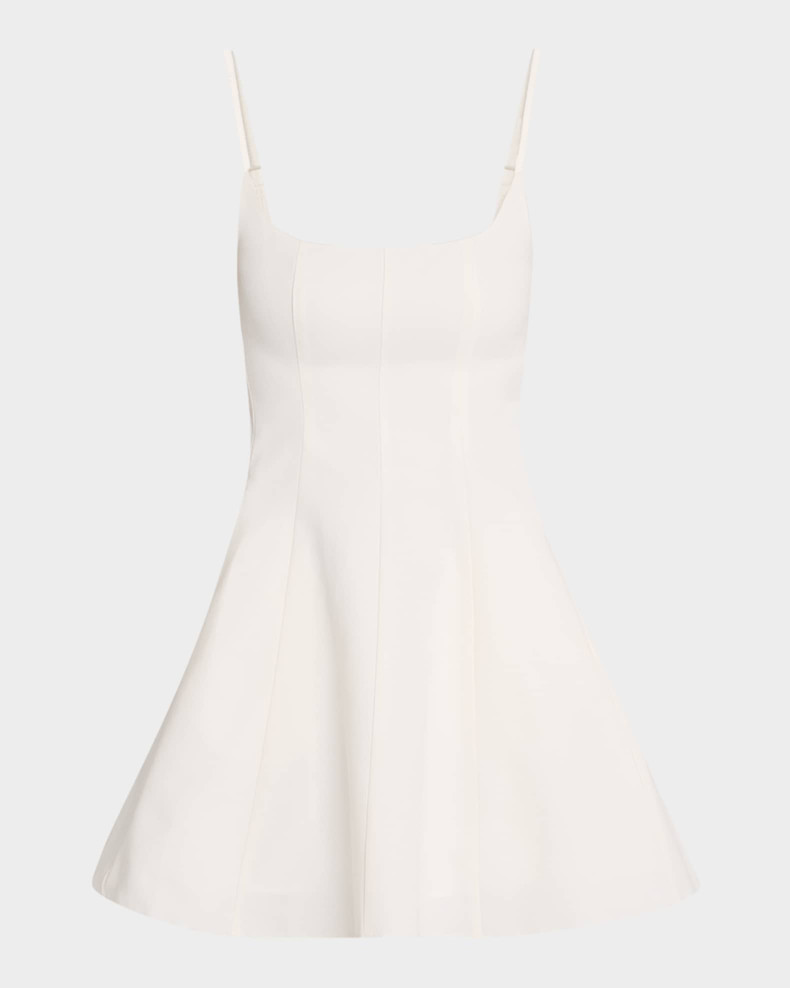 STAUD, Joy Mini Dress in Ivory, Size 8