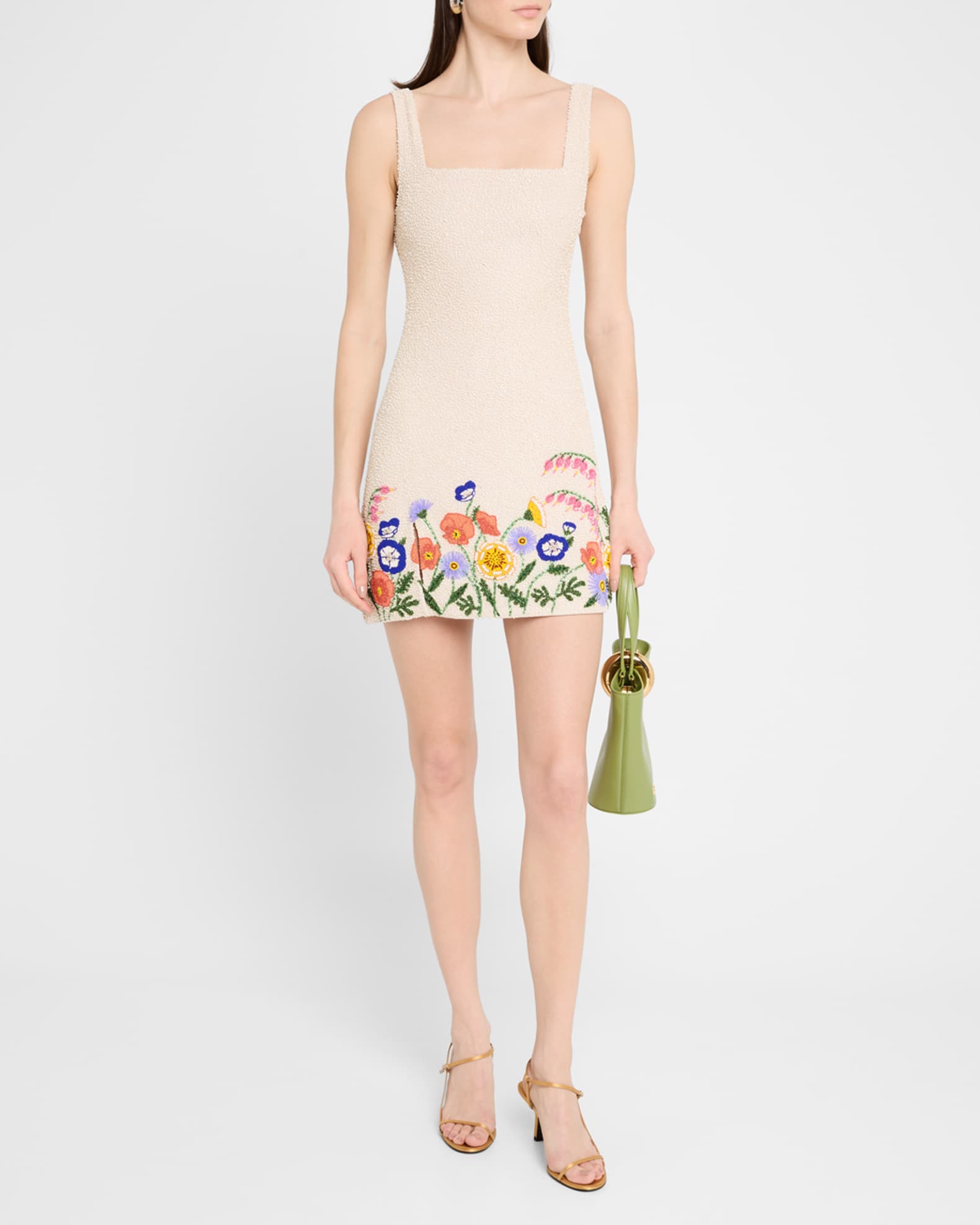 Le Sable Hand-Beaded Mini Dress
