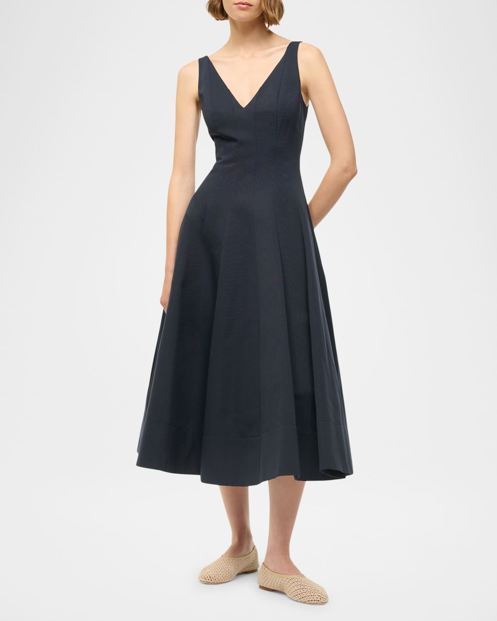 Marieta Grosgrain Midi Dress 1