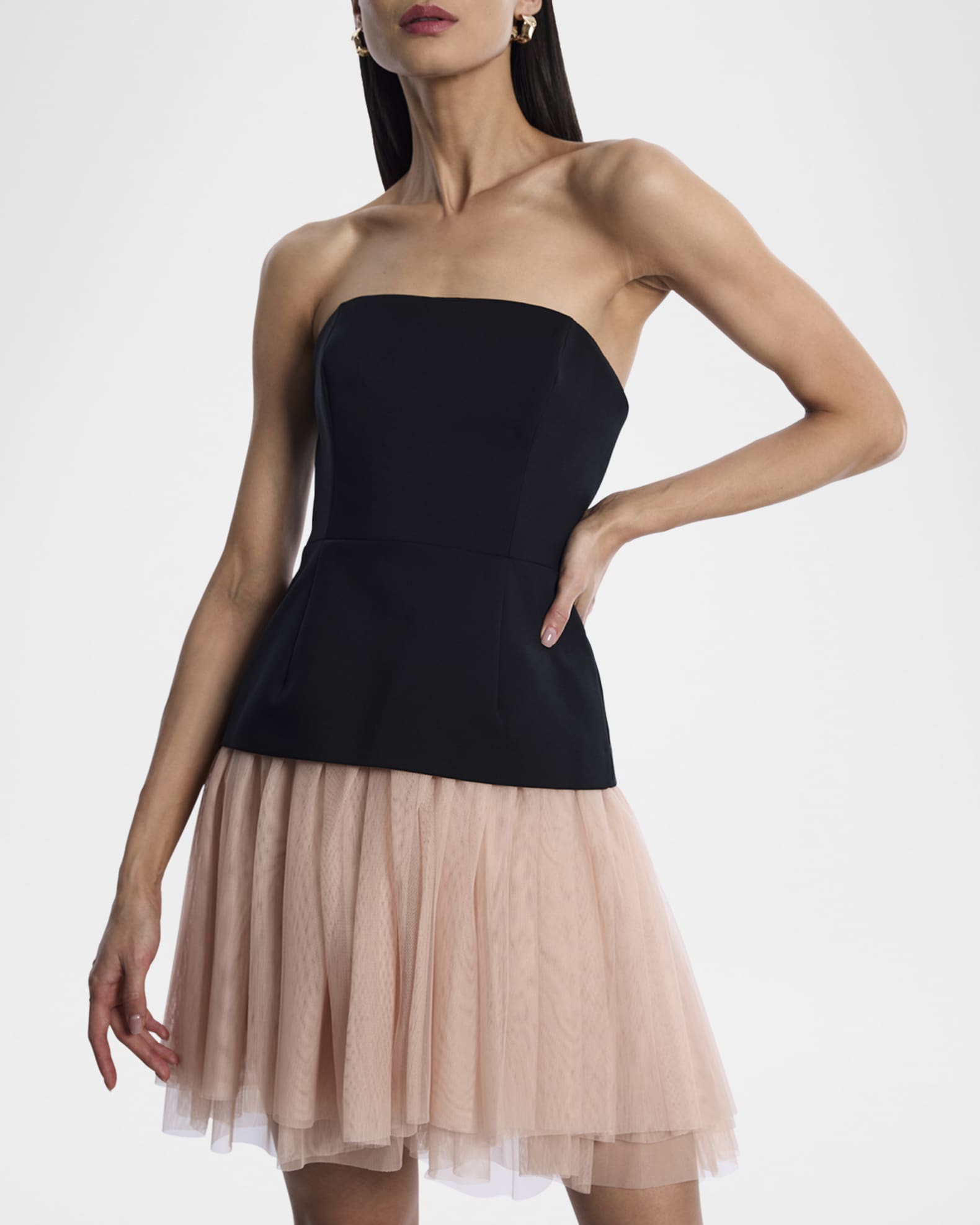 ★BCBG MAXAZRIA★Strapless Tutu Dress BCBGMAXAZRIA Strapless Tutu Mini Dress | Neiman Marcus