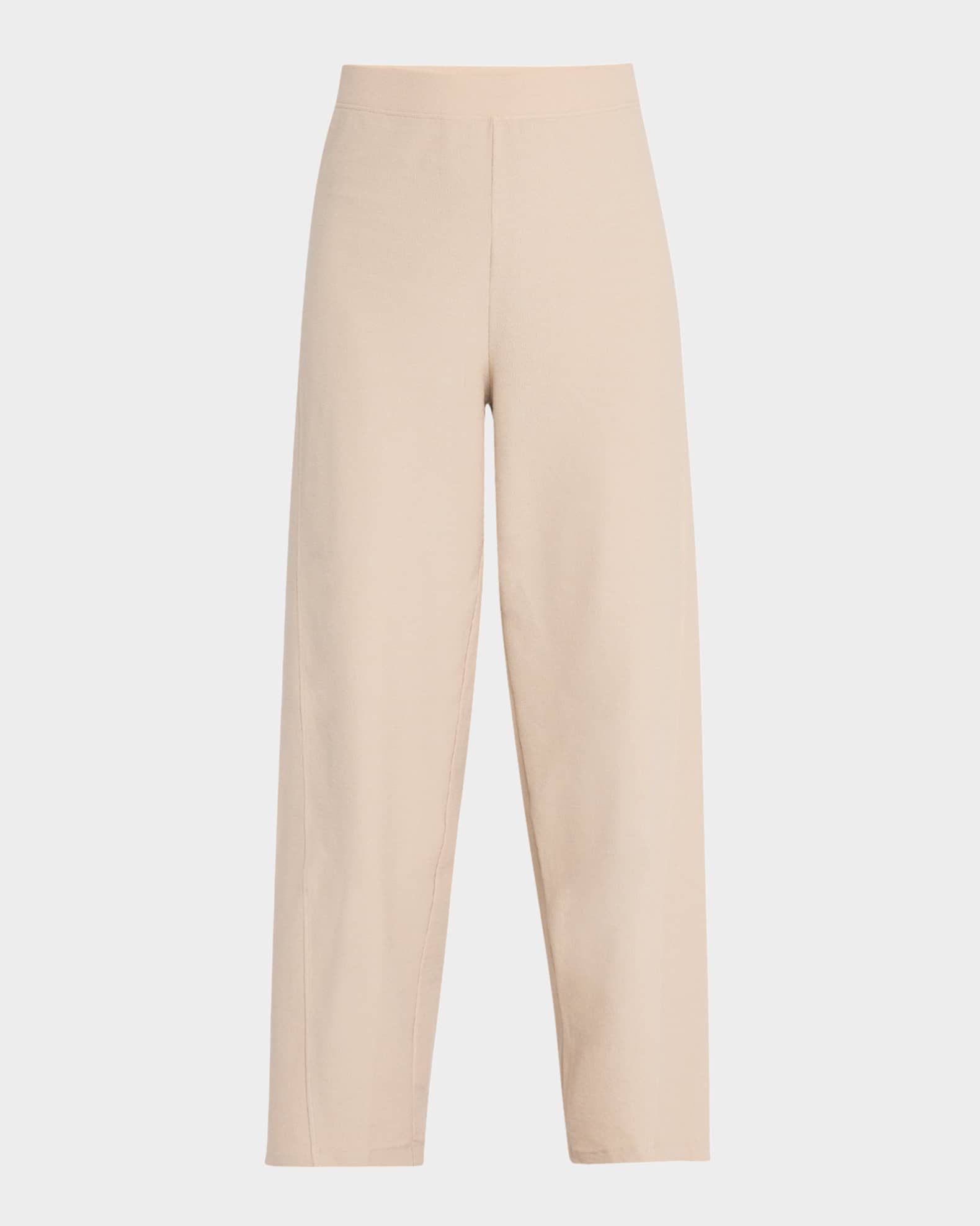 Cropped Washable Stretch Crepe Lantern Pants 0
