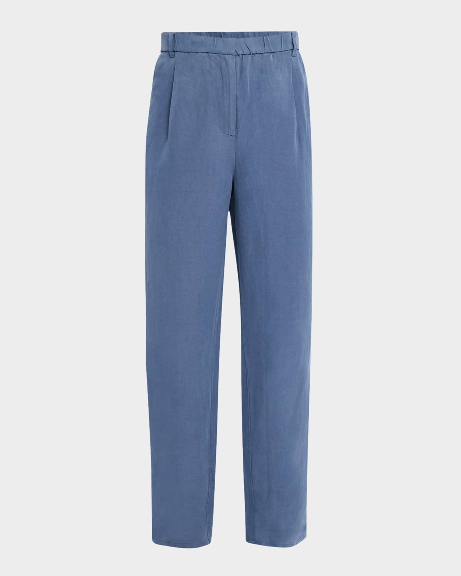 Straight-Leg Twill Pants 0
