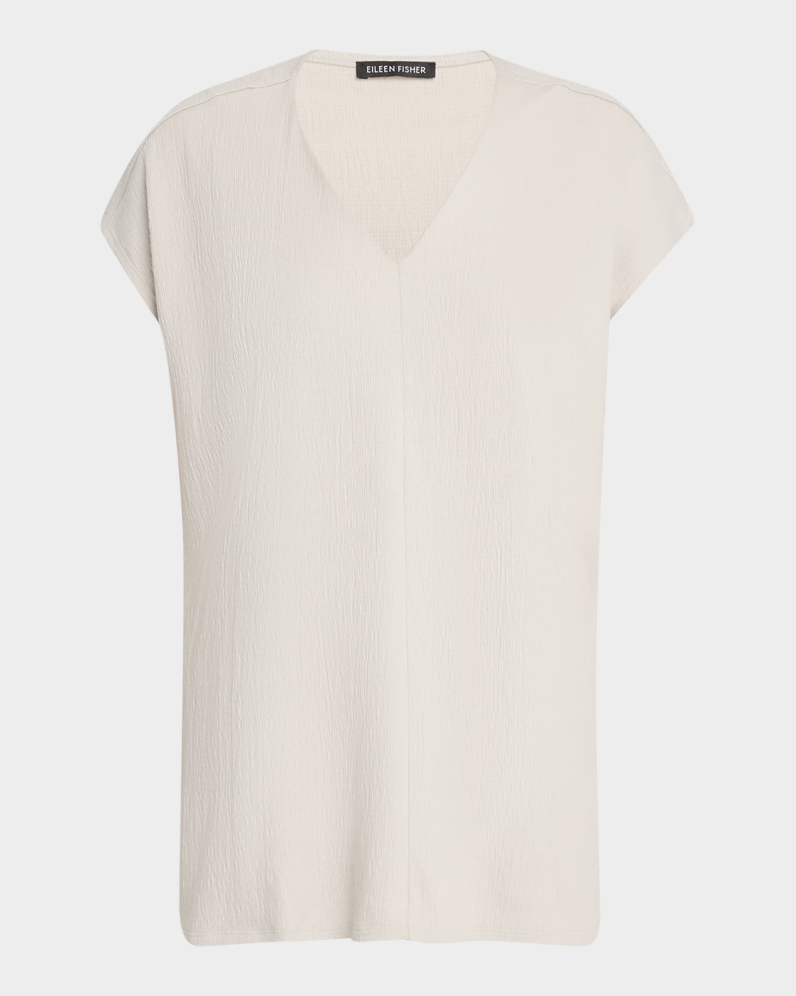 Crinkled Organic Cotton Jersey Tunic 0