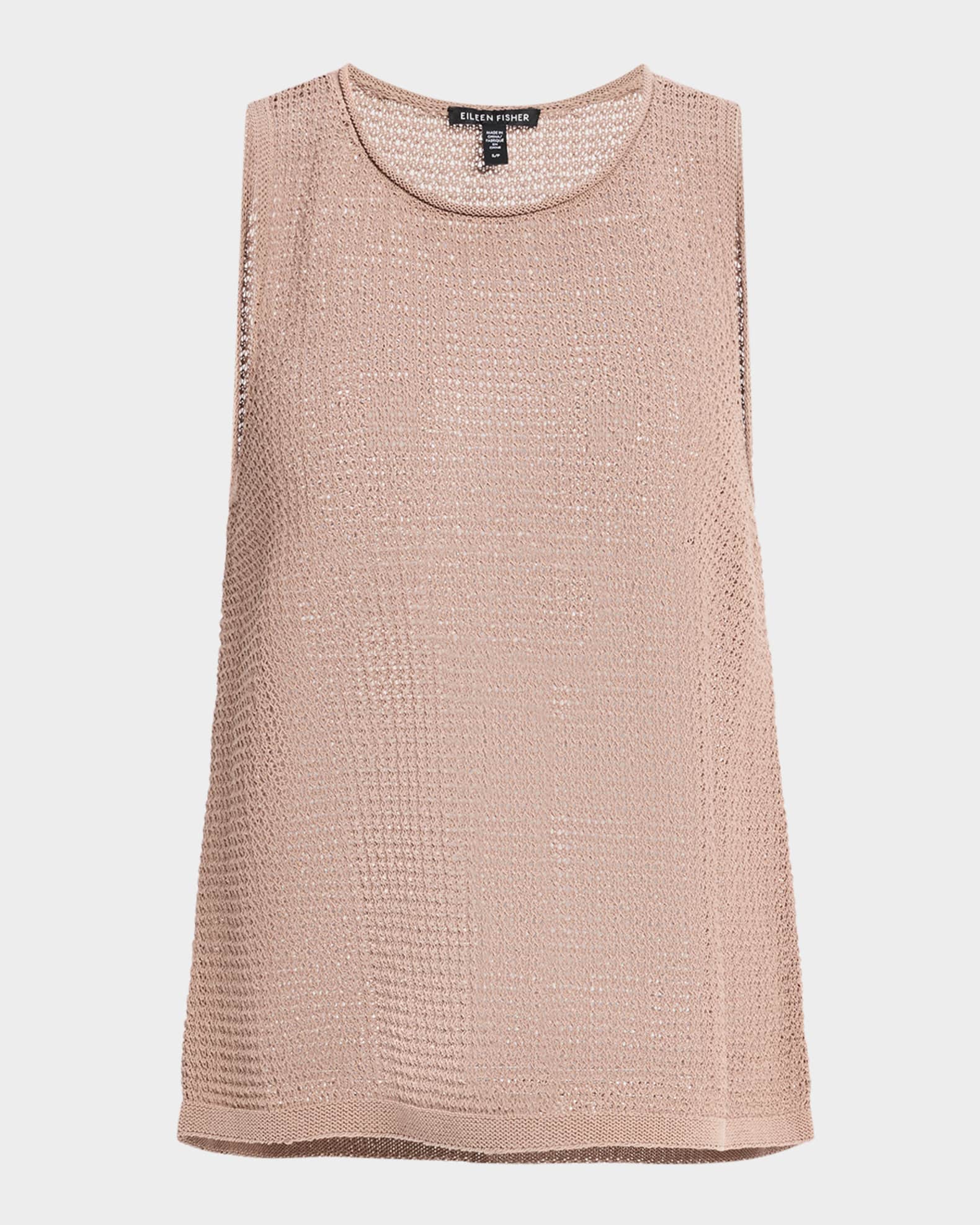 Sleeveless Organic Cotton Cord Sweater 0
