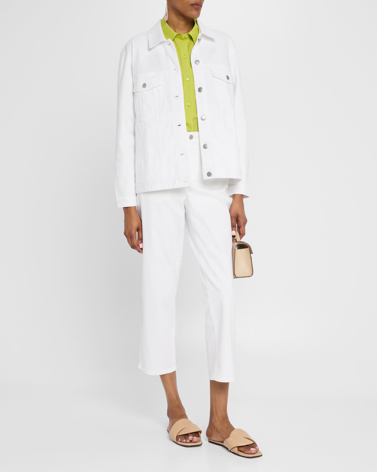 Petite Stretch Organic Cotton Denim Jacket 1