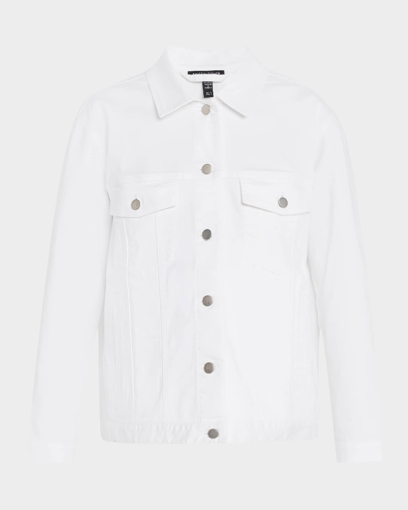 Petite Stretch Organic Cotton Denim Jacket 0