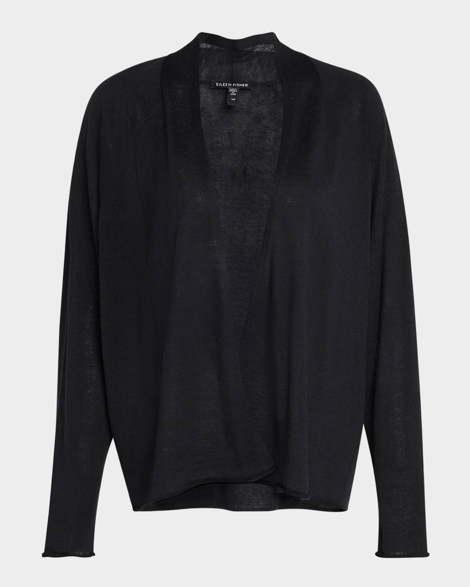 Eileen Fisher Open Raglan-Sleeve Cardigan | Neiman Marcus