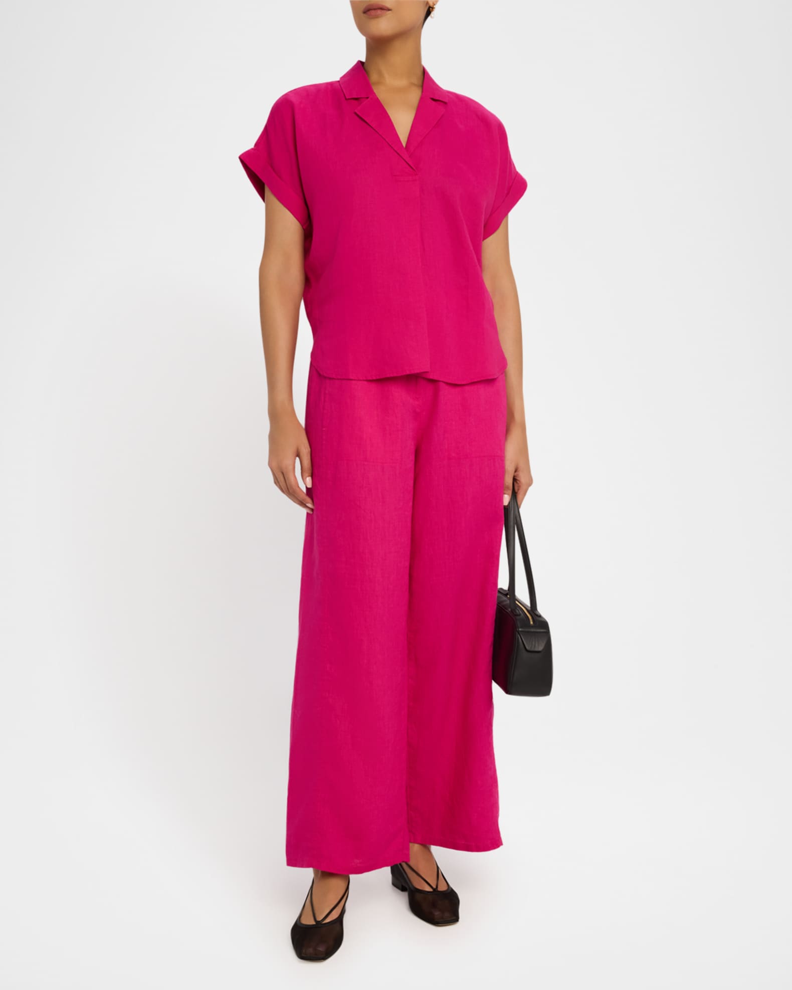 Wide-Leg Organic Linen Pants 1