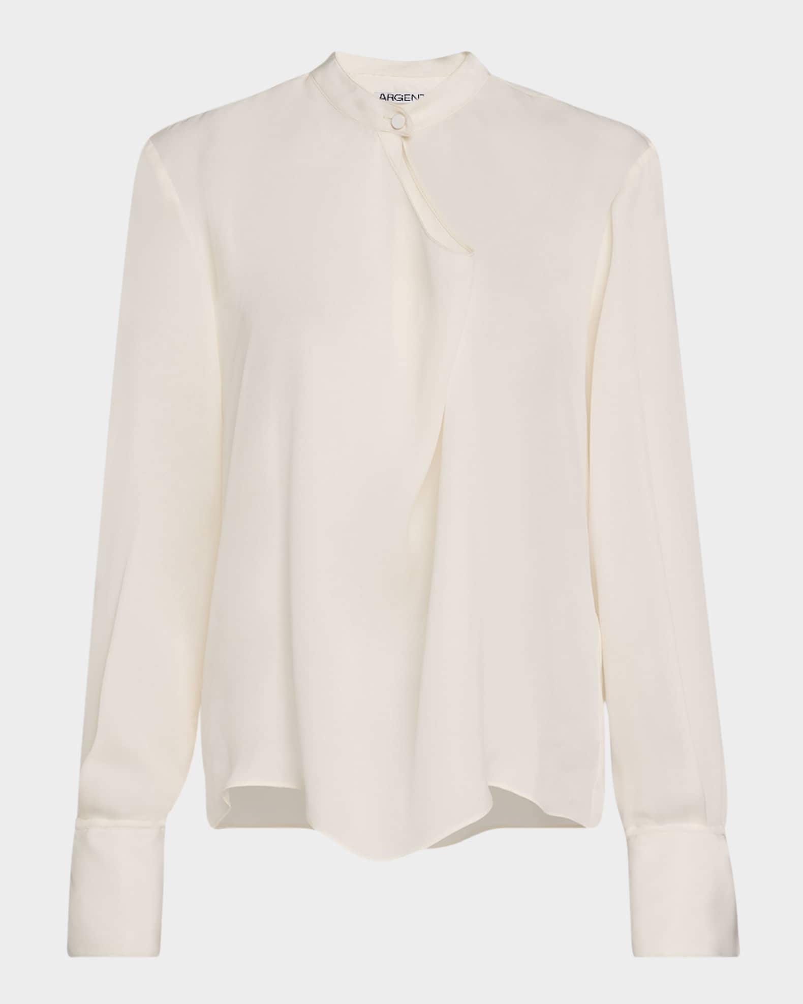 Cutout Silk Double Georgette Blouse 0