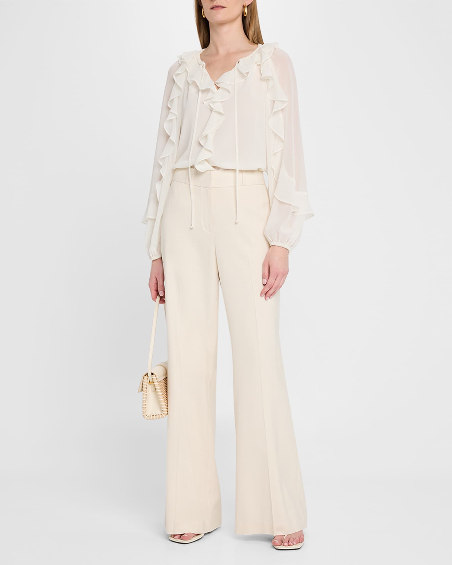 Nydia Straight-Leg Woven Pants 1
