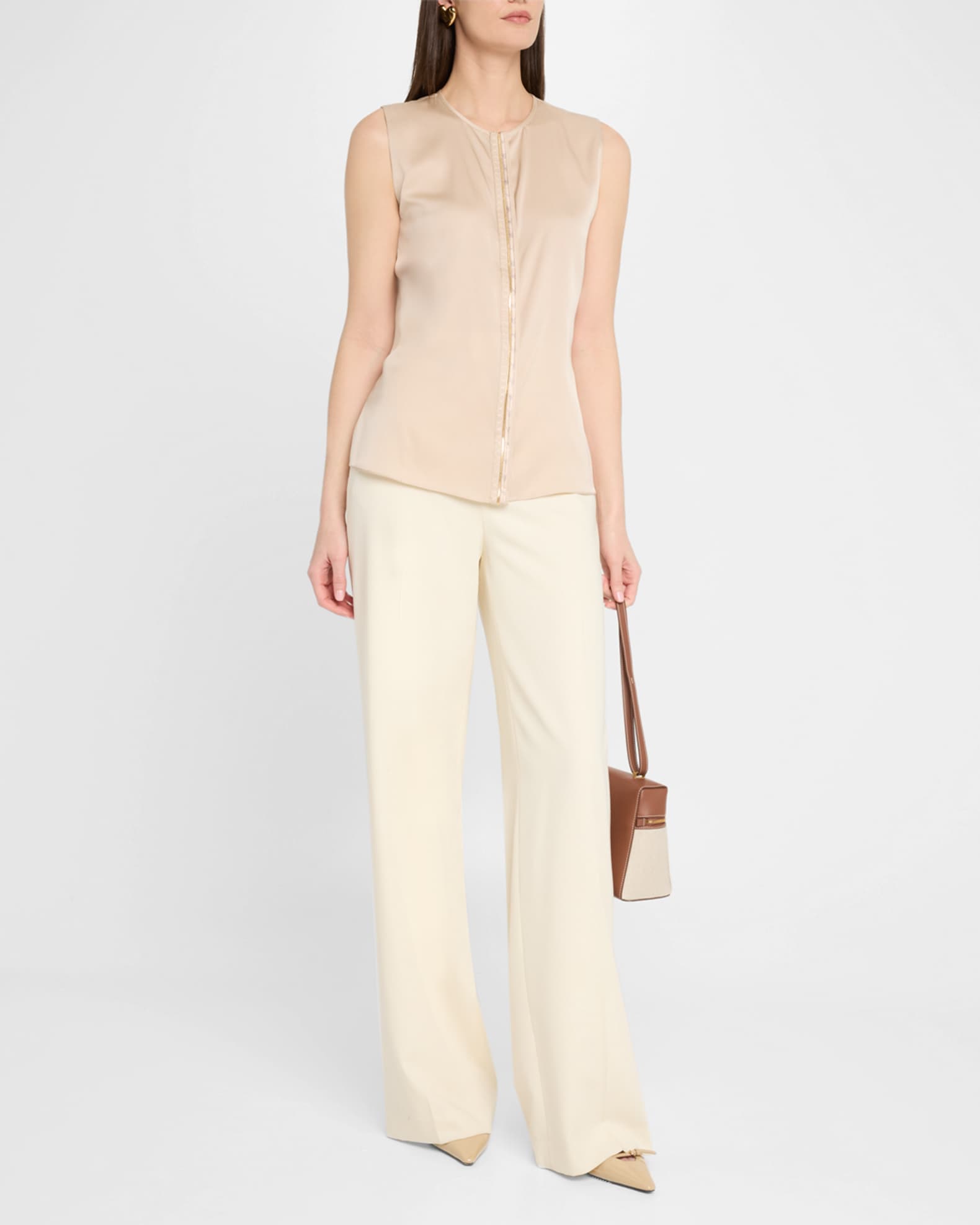 Robi Sleeveless Embroidered Blouse 1
