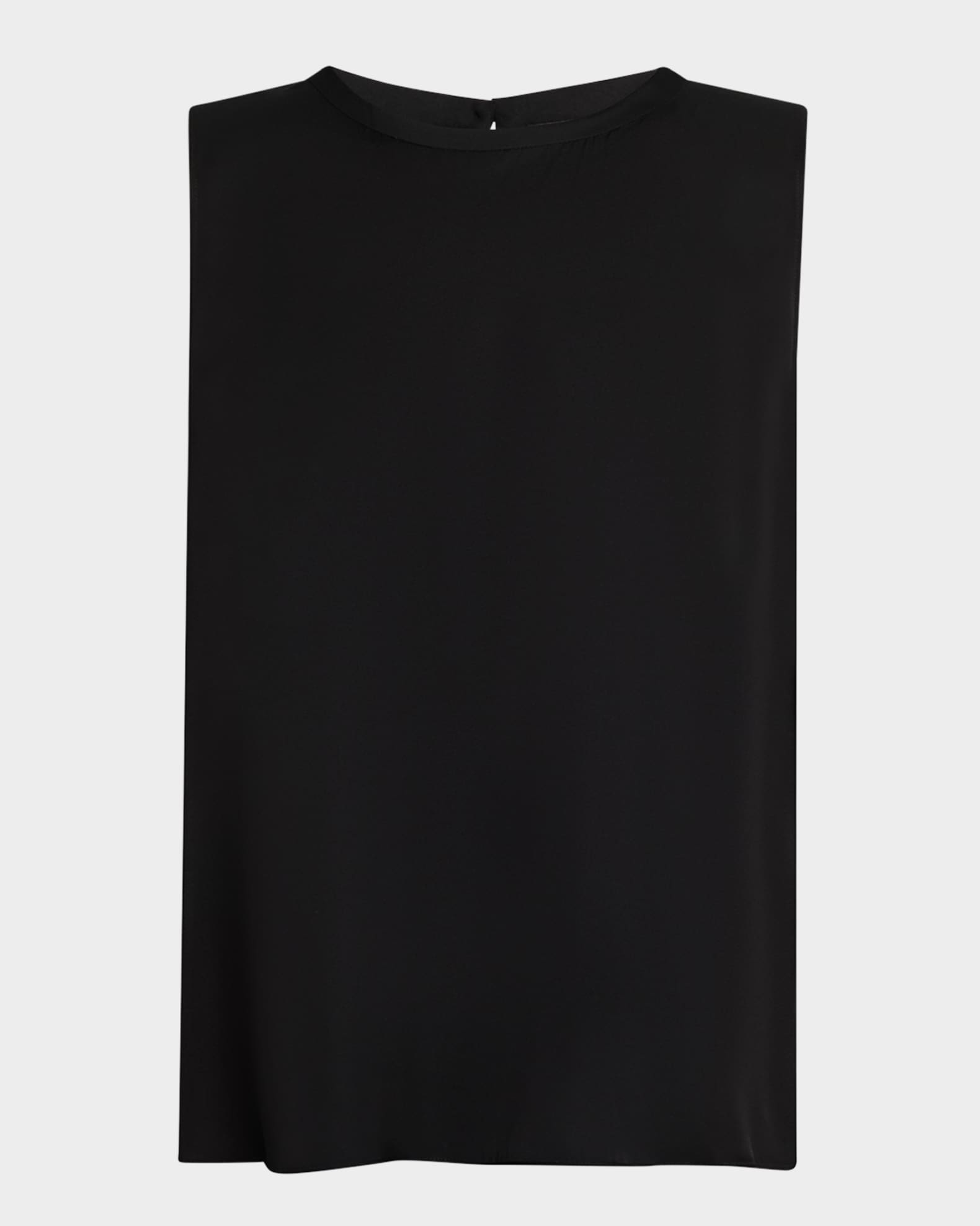 Aura Sleeveless Silk-Blend Blouse 0