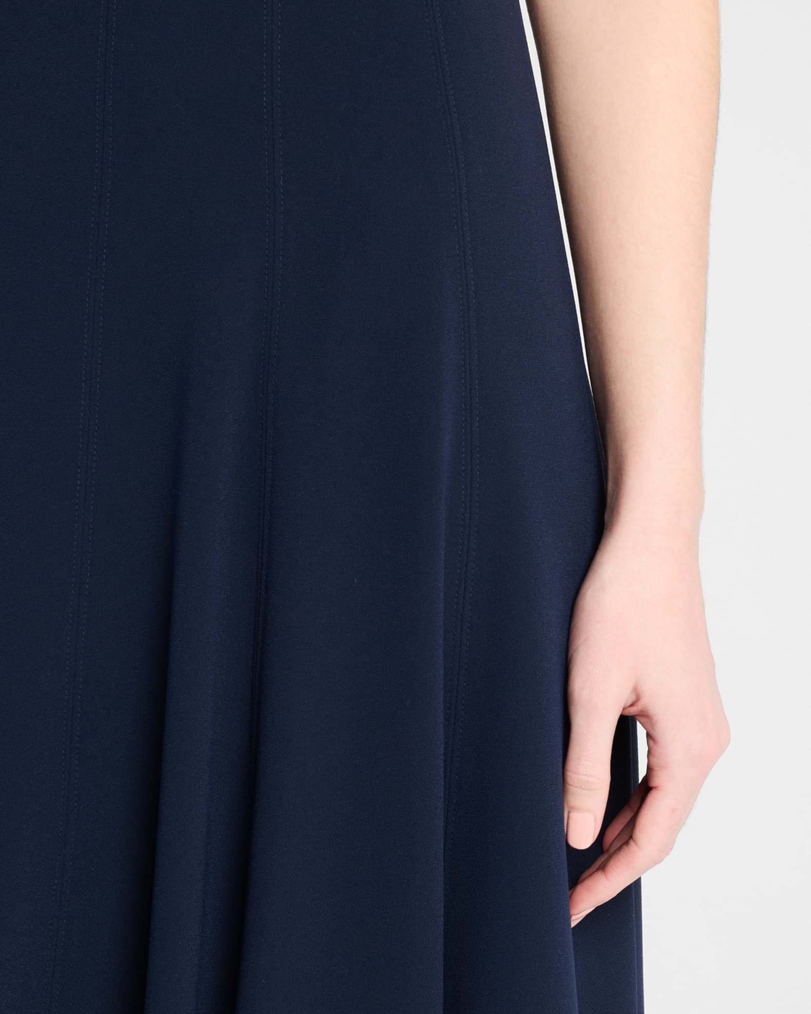 Zalea Sleeveless A-Line Midi Dress