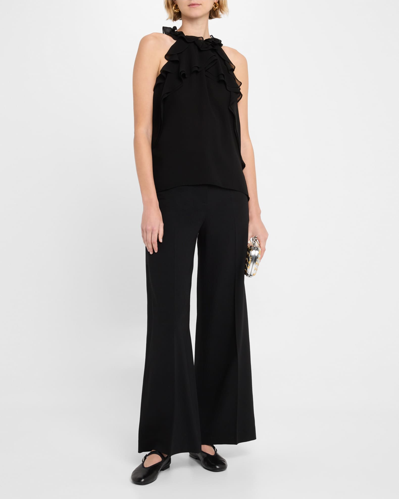Bristol Ruffle Halter Blouse 1