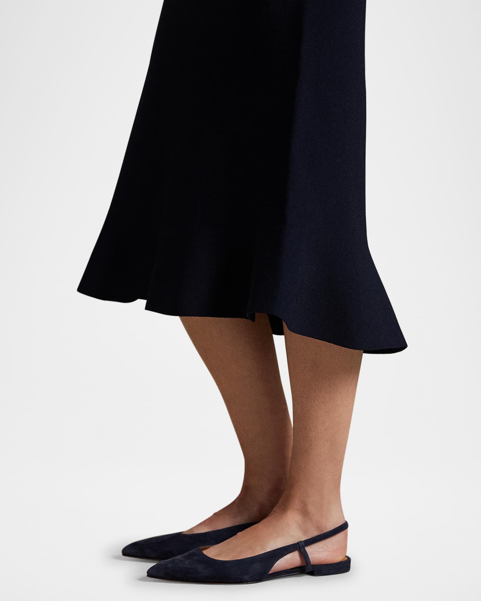 Flared Knit Skirt