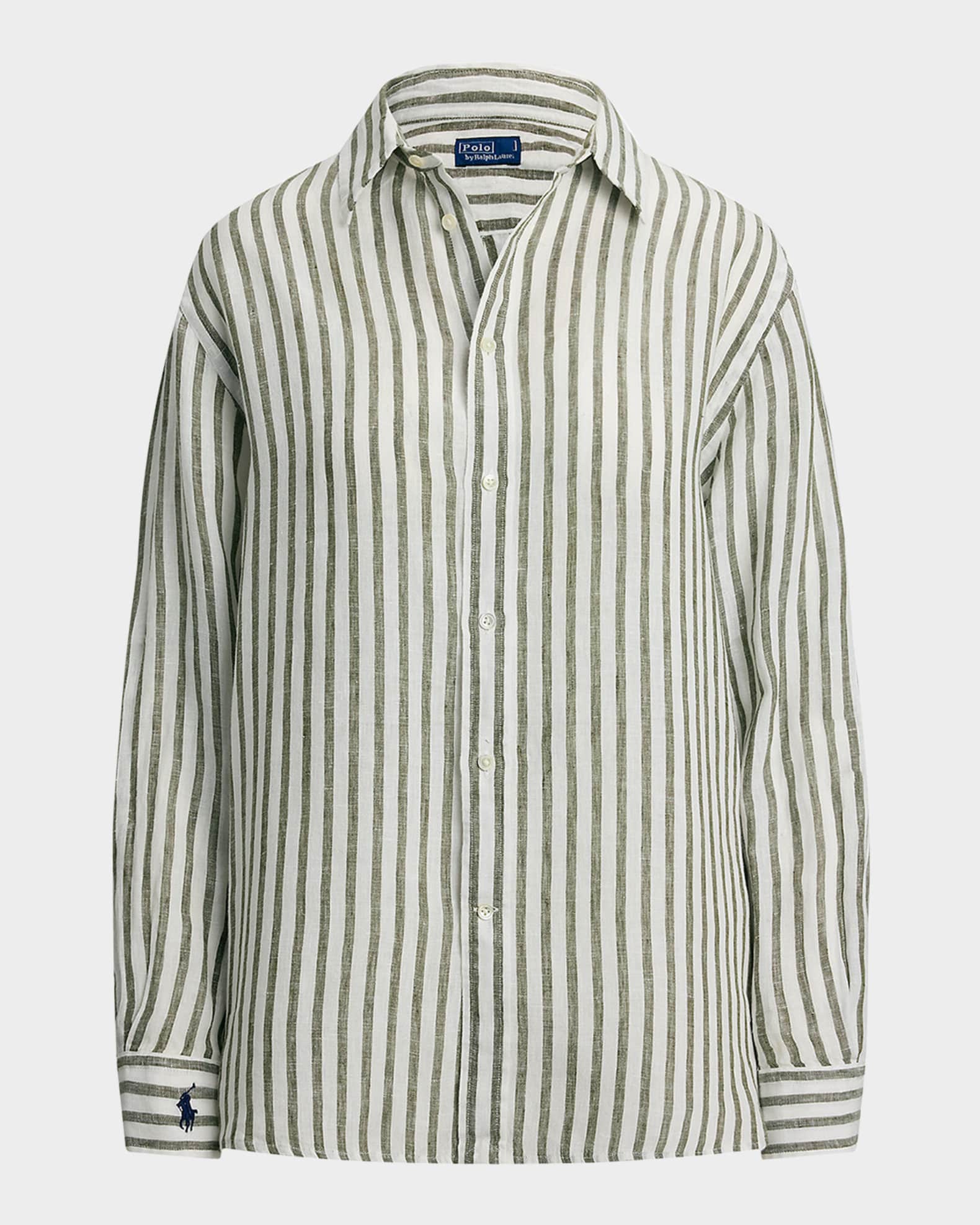 Oversize Fit Linen Shirt 0