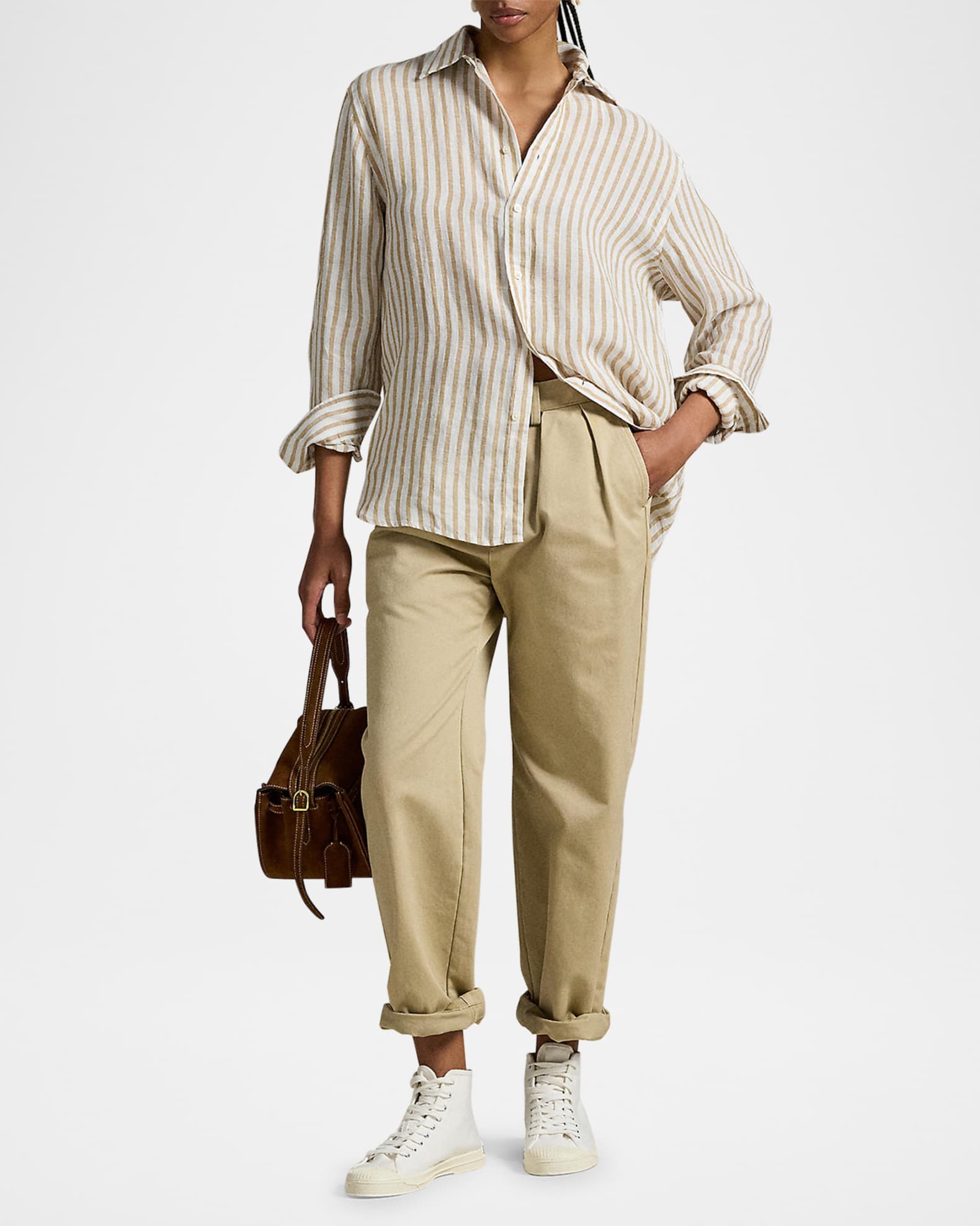 Oversize Fit Linen Shirt 1