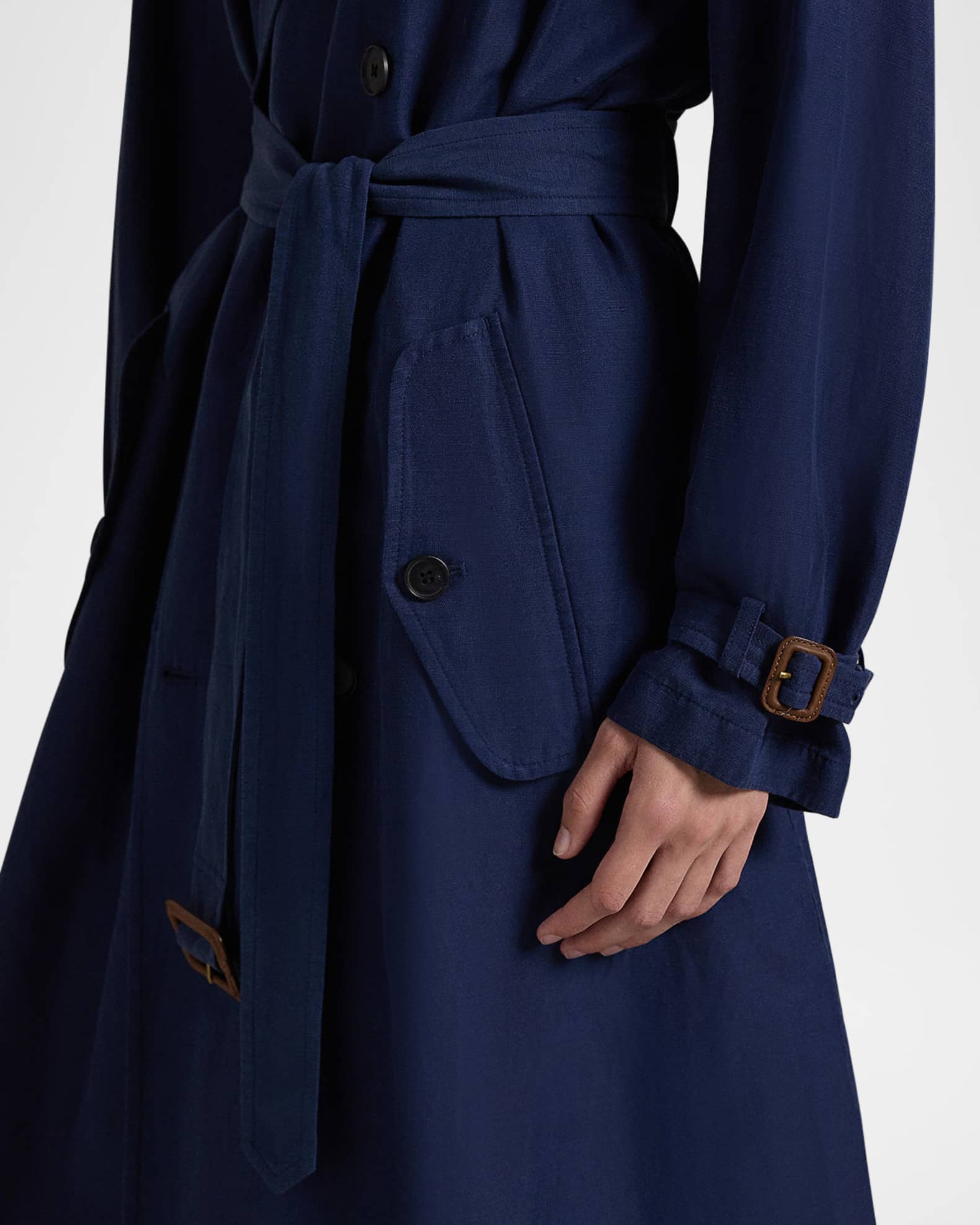 Shop Polo Ralph Lauren Twill Double-Breasted Trench Coat