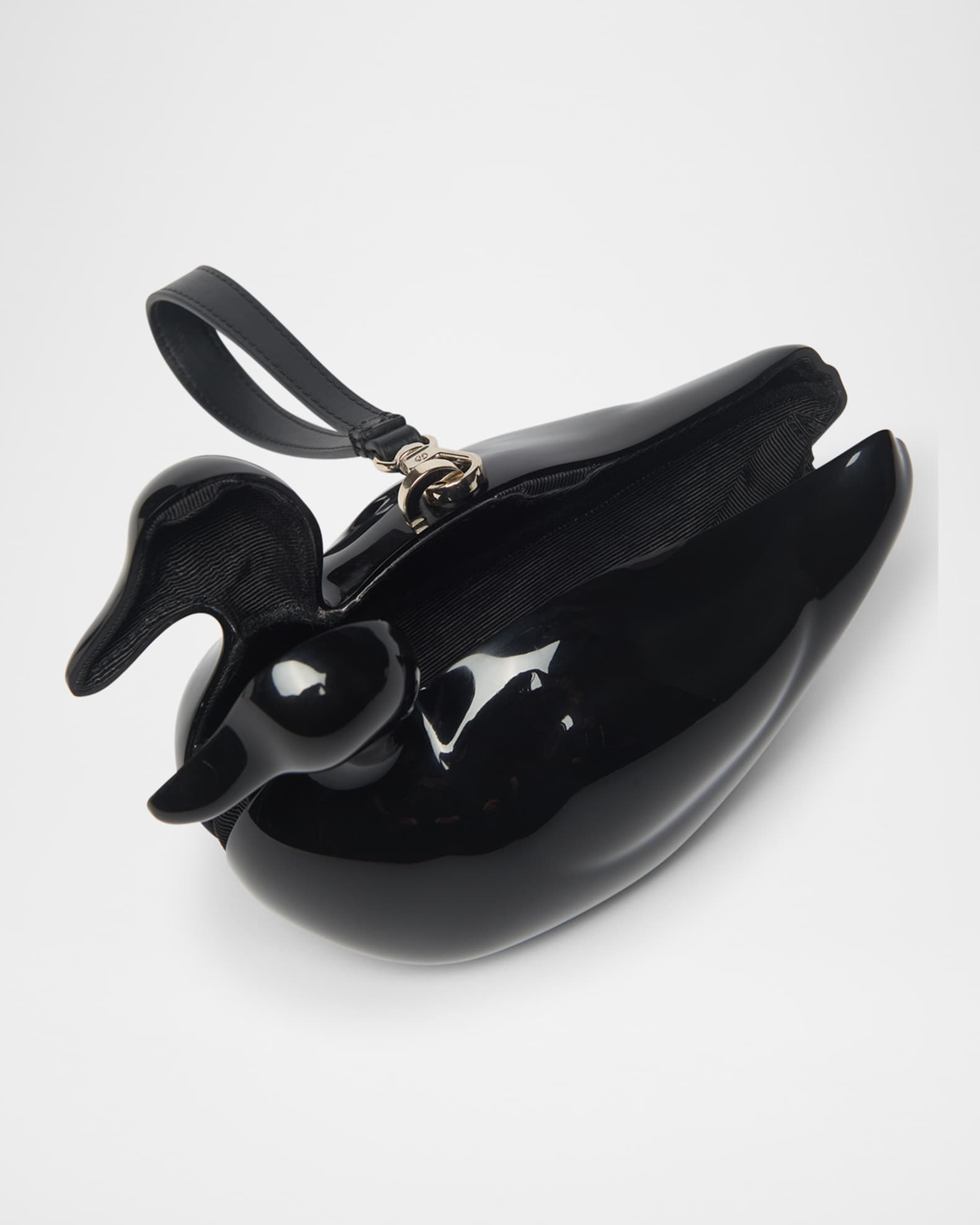 Simone Rocha Duck Patent Leather Wristlet | Neiman Marcus