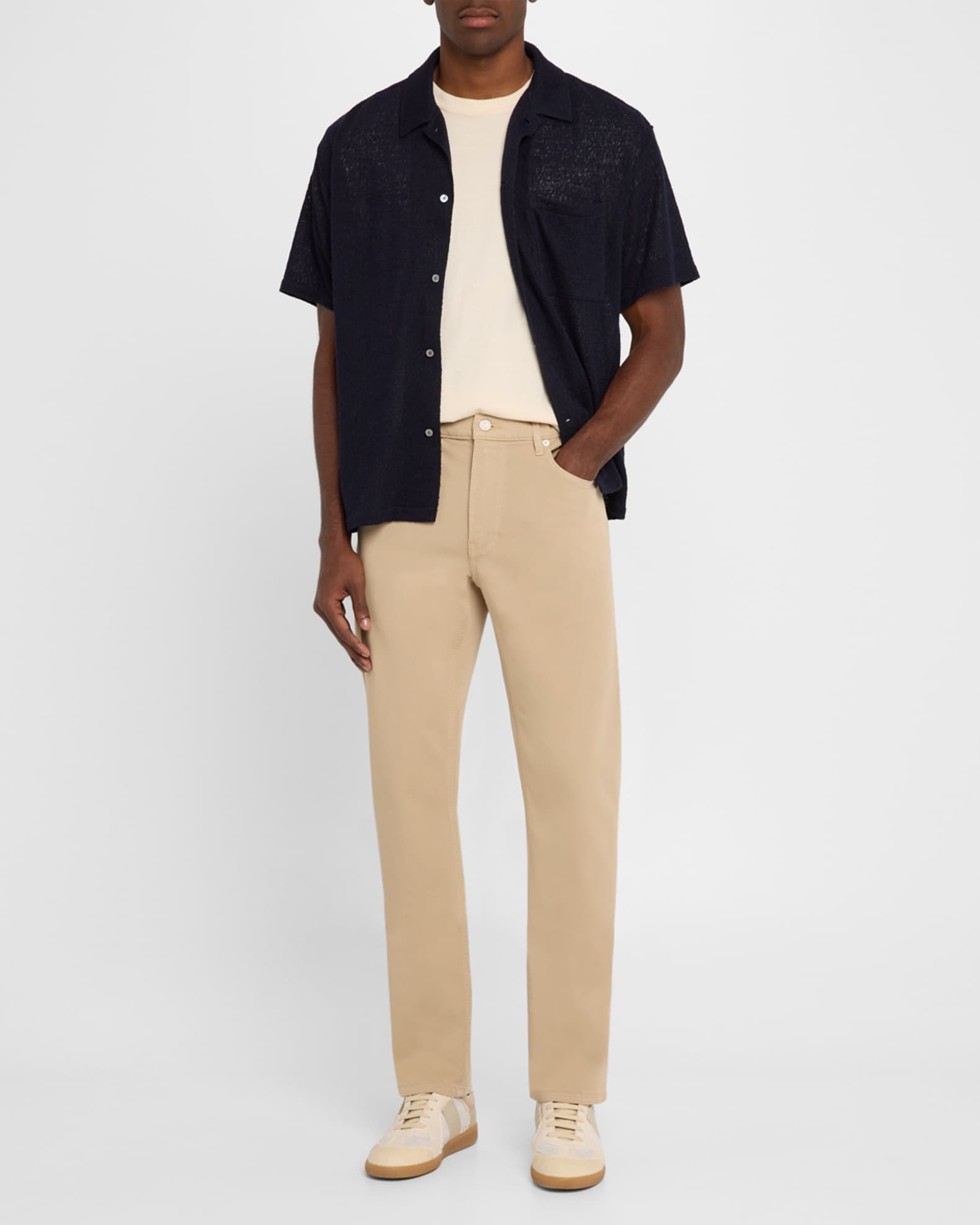 Men's Modern Straight Fit Five-Pocket Pants 1