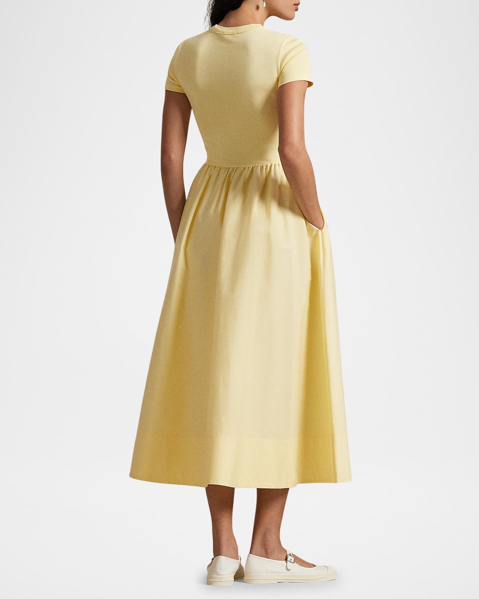 Ralph Lauren★Cotton Short-Sleeve Dress Cotton Short-Sleeve Dress