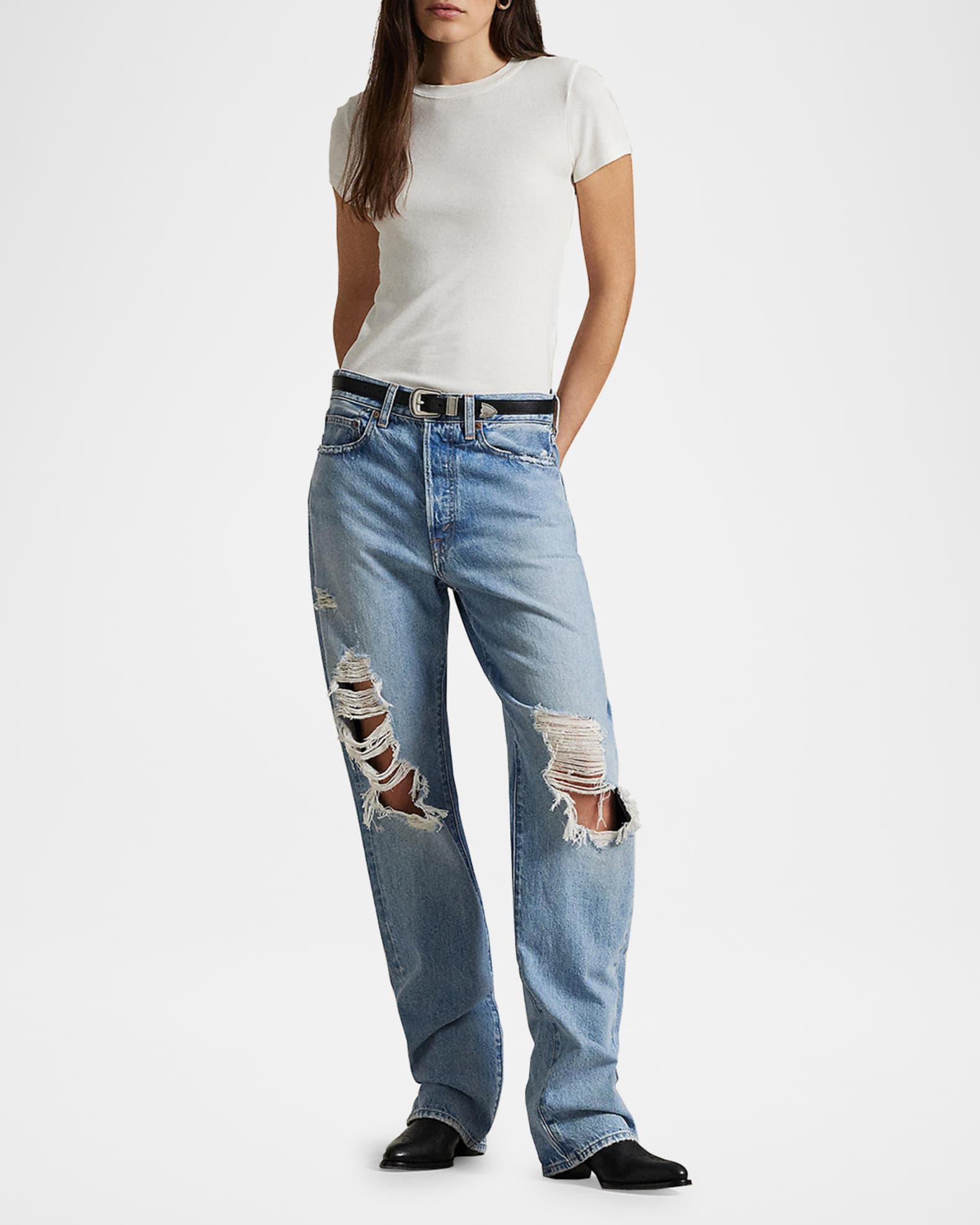 Relaxed Straight Jeans 1