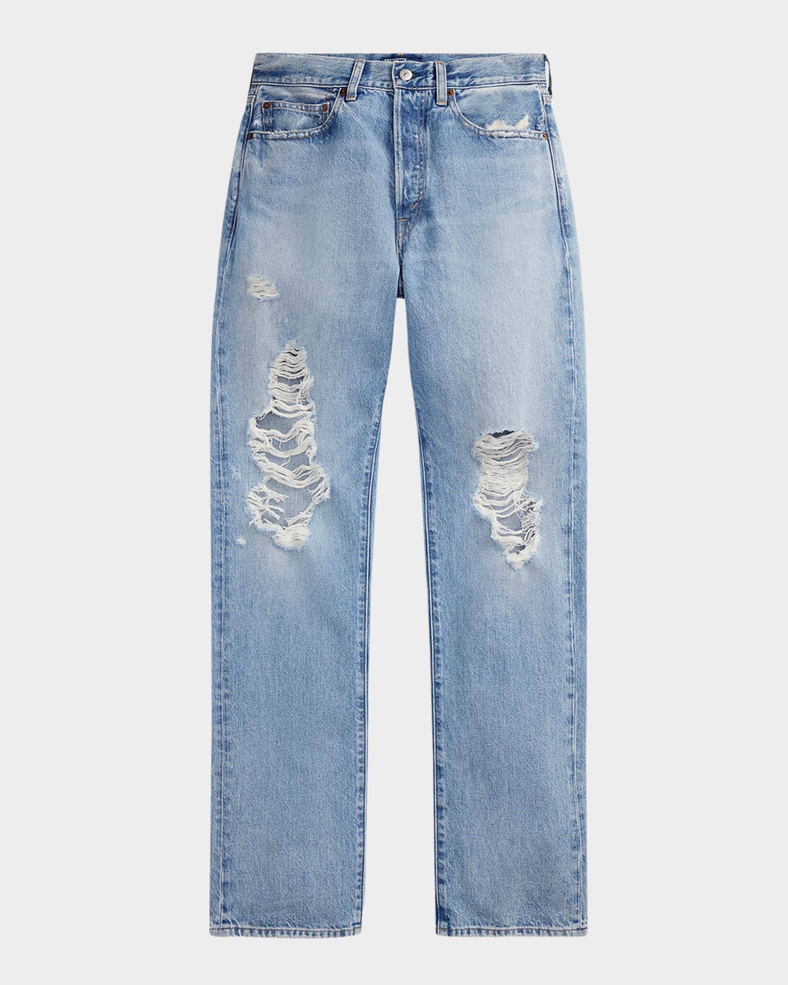Relaxed Straight Jeans 0