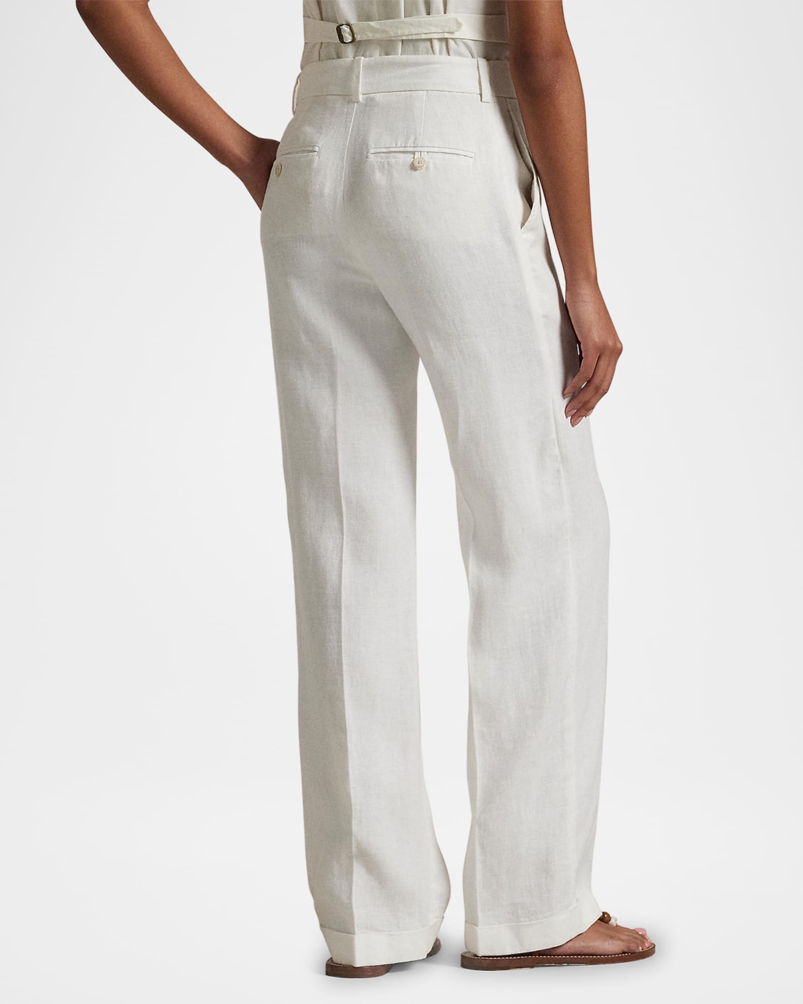 パンツ POLO RALPH LAUREN Woman Pants White 211943009 001 POLO RALPH LAUREN: Pants woman - White | Polo Ralph Lauren