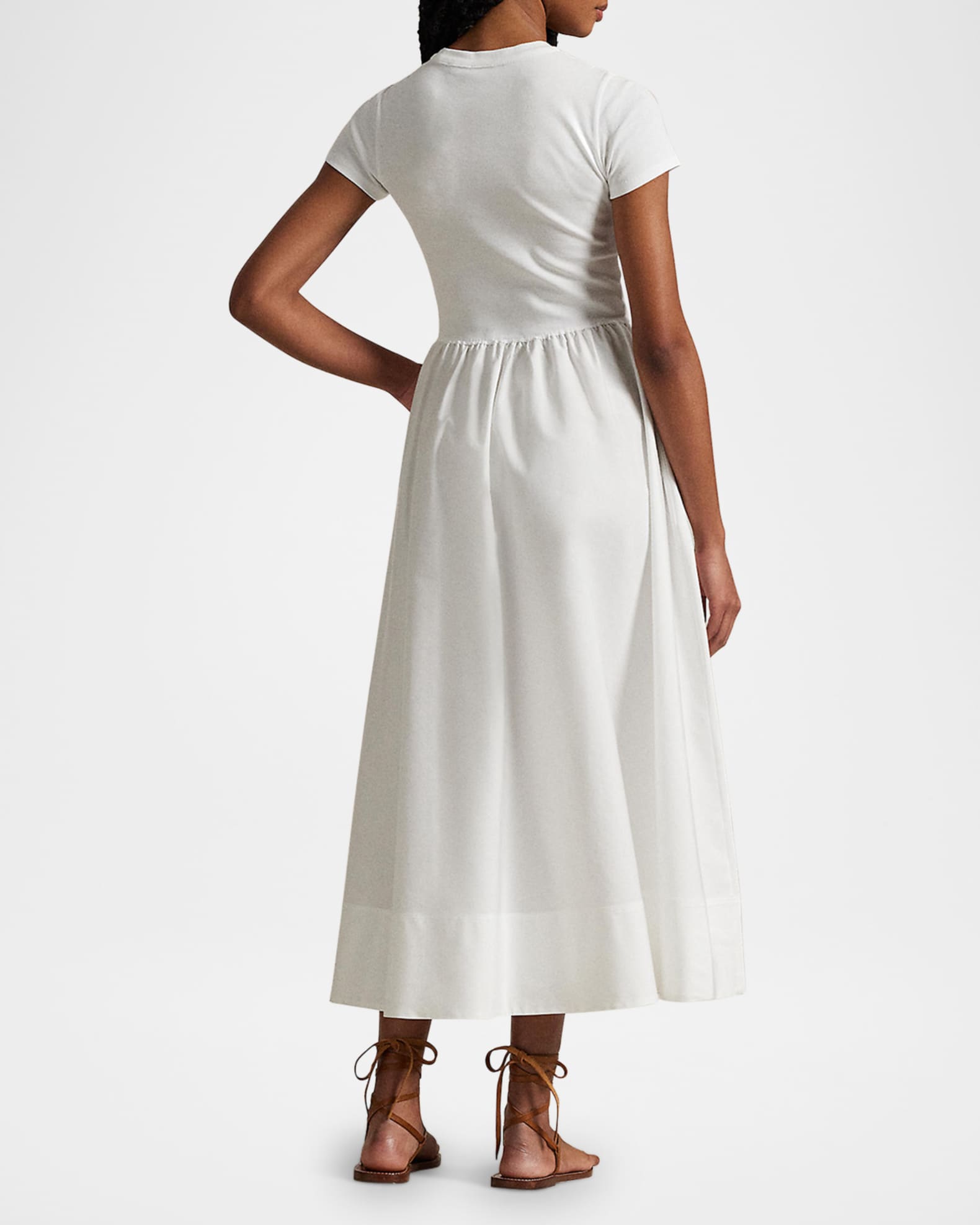 Polo Ralph Lauren Cotton Short-Sleeve Dress | Neiman Marcus