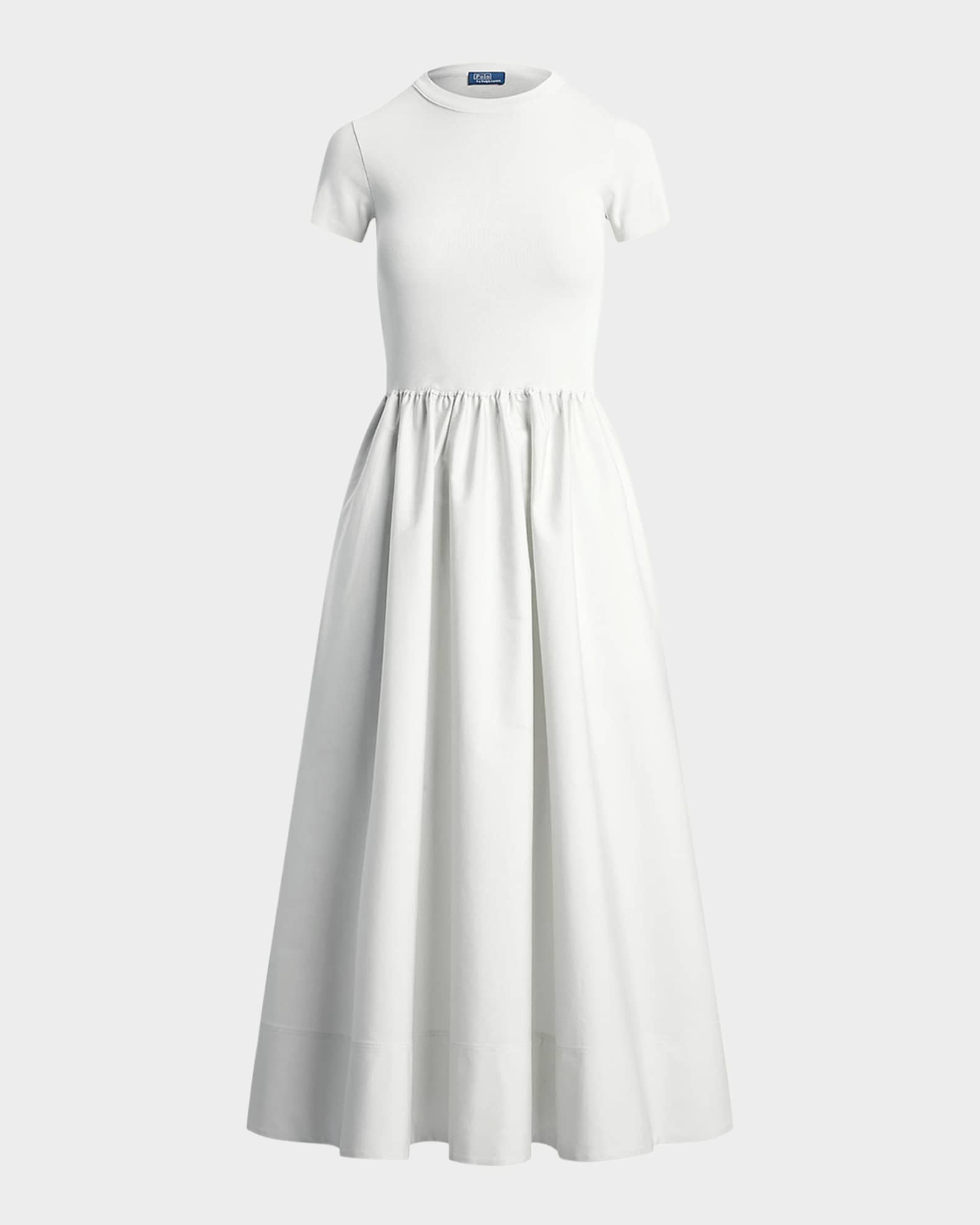 Polo Ralph Lauren Cotton Short-Sleeve Dress | Neiman Marcus