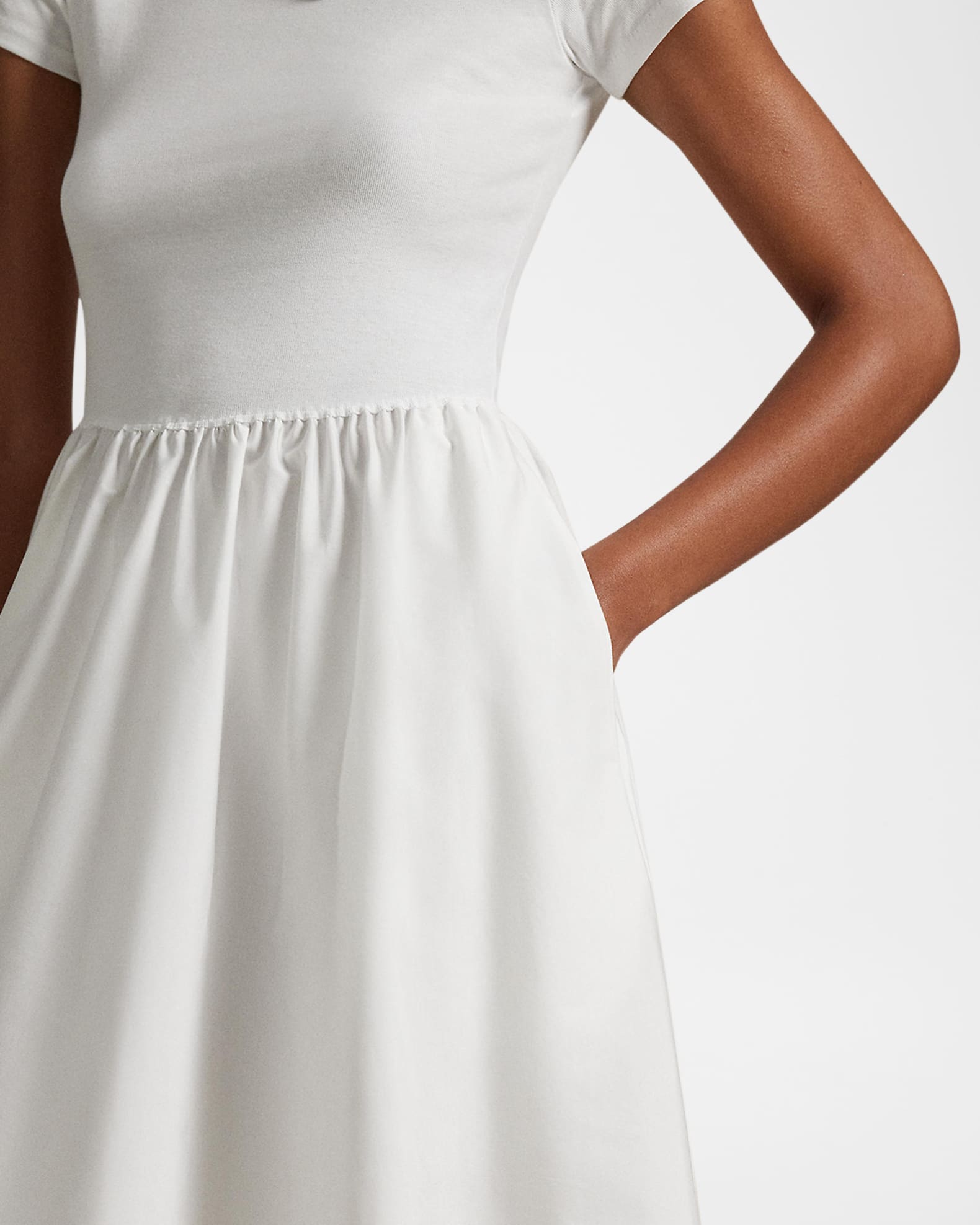 Polo Ralph Lauren Cotton Short-Sleeve Dress | Neiman Marcus