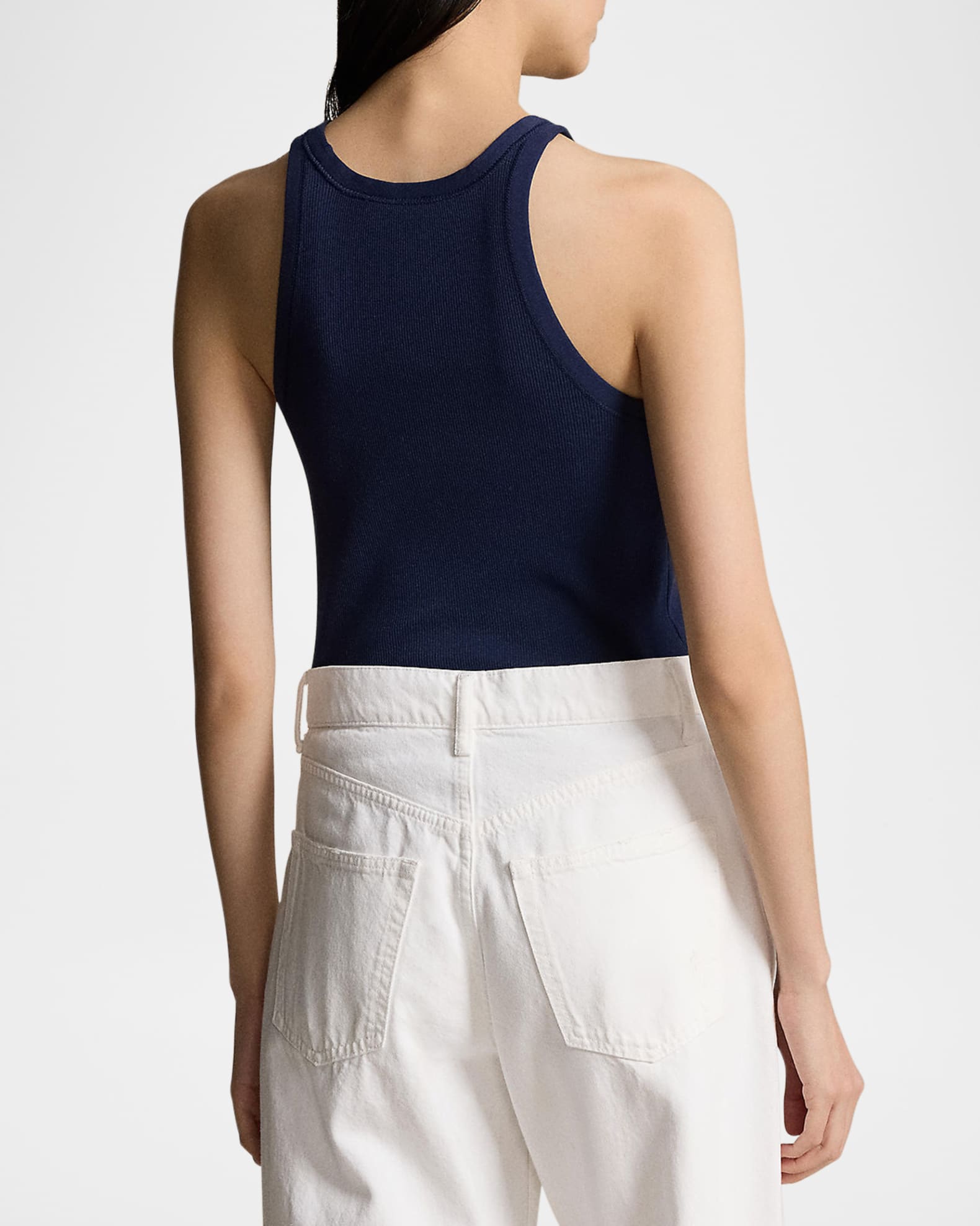 Ribbed Cotton Tank Top